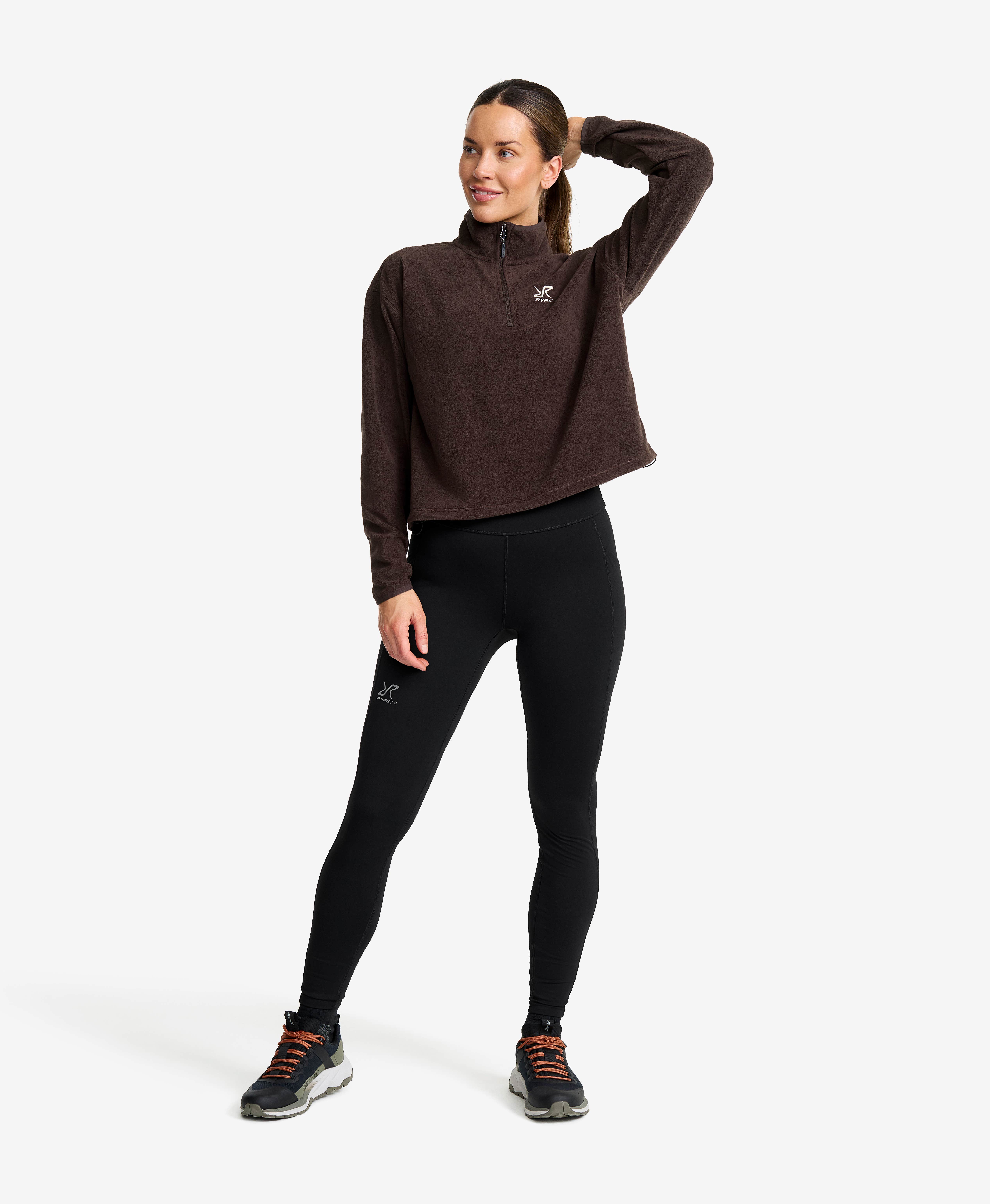 Hiker Cropped Half-zip Fleece Women