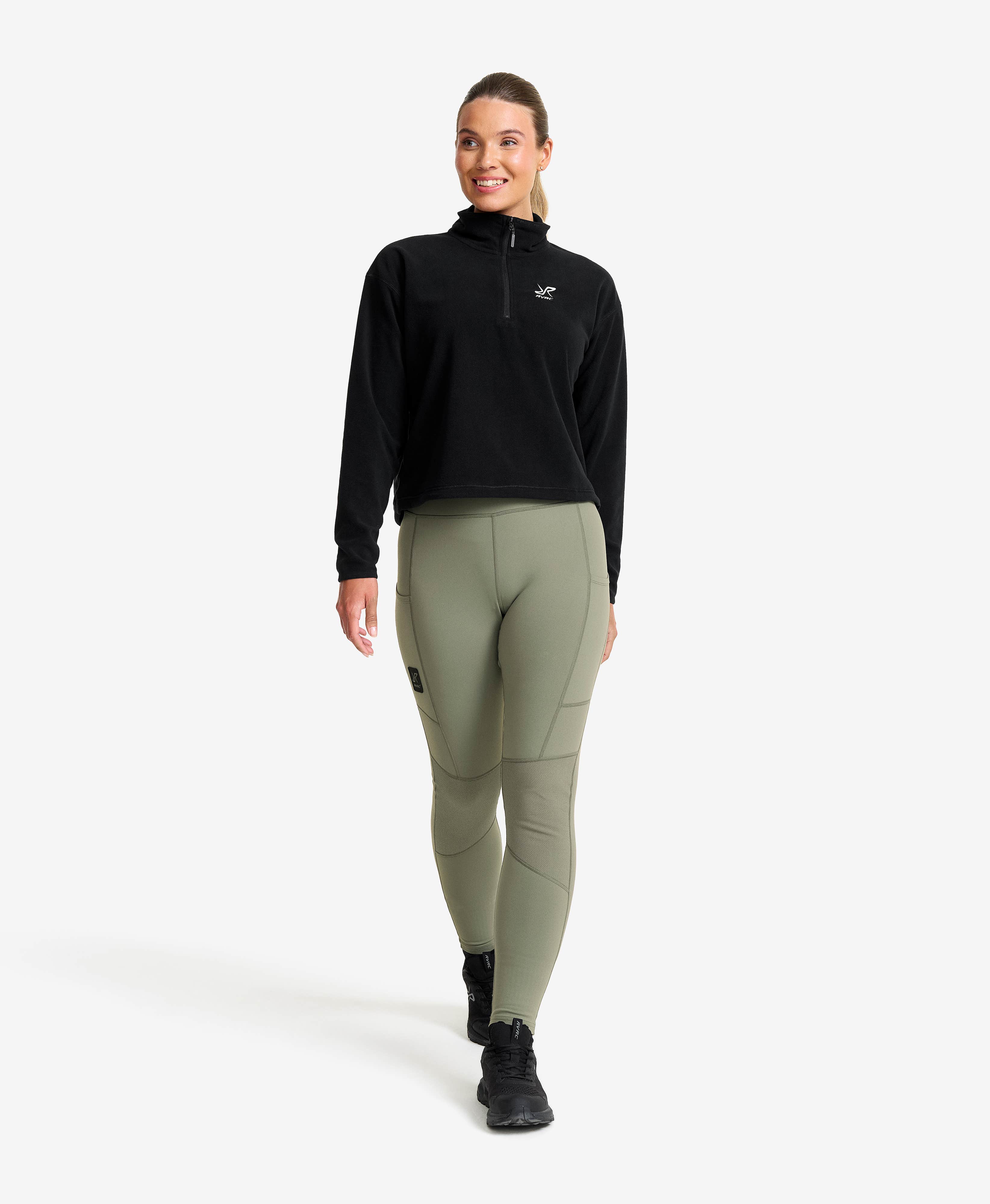 Hiker Cropped Half-zip Fleece Women