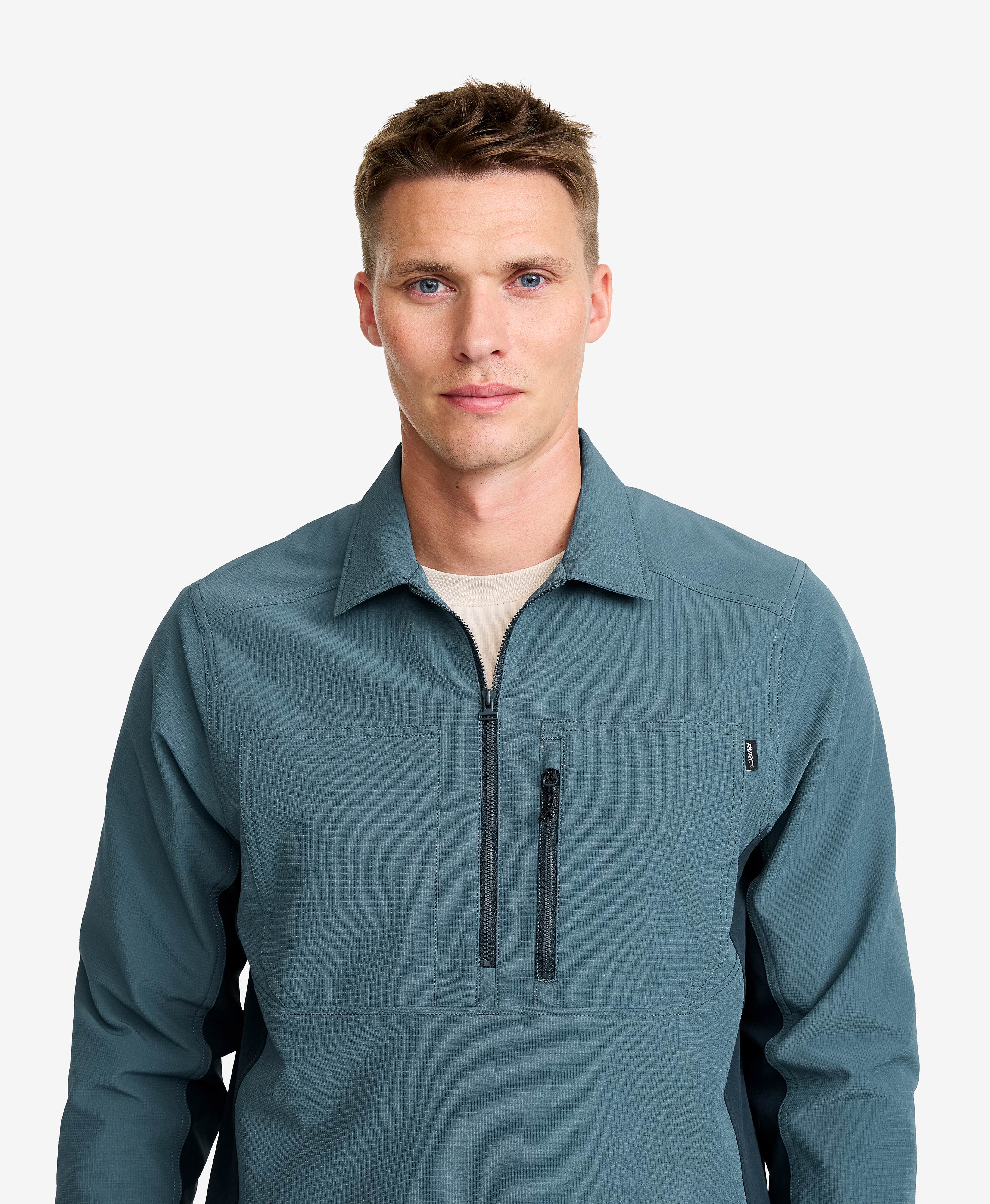 Ridge Half-zip Stretch Shirt Men