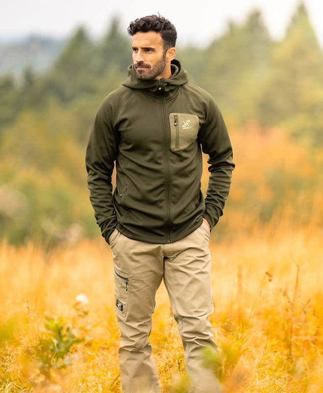 Evolution Stretch Fleece Hoodie Men