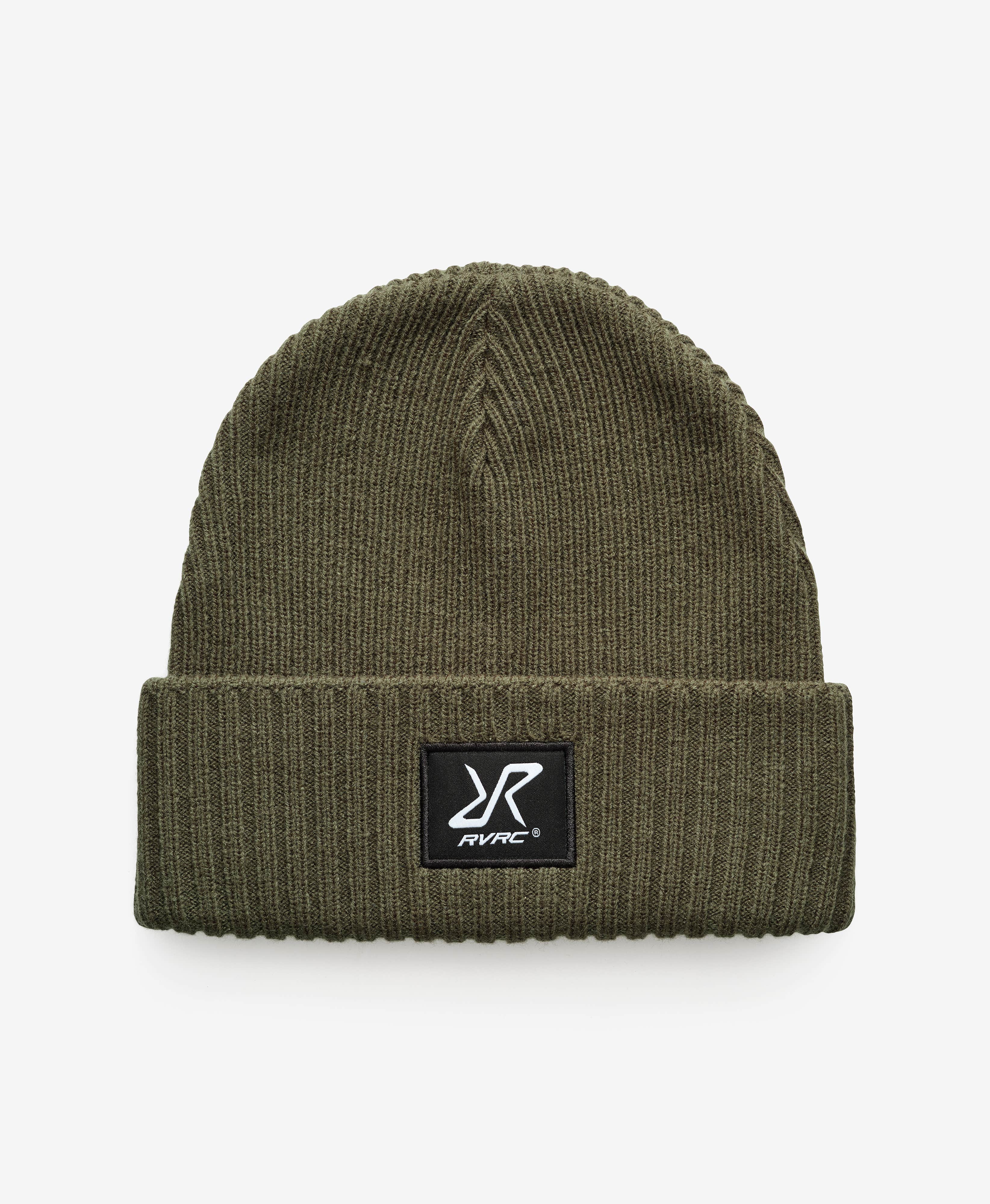 Ribbed Patch Beanie Unisex