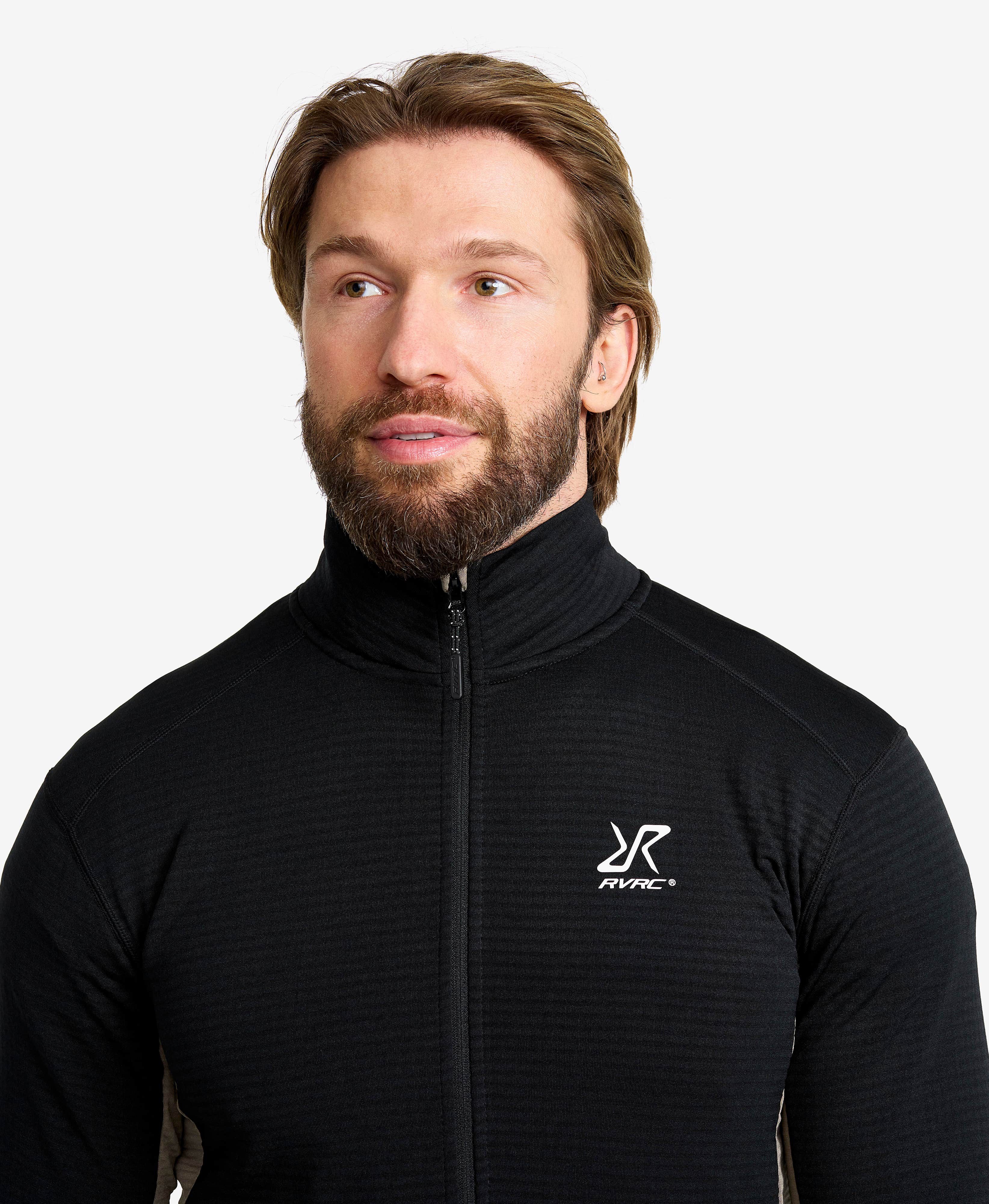 Waffle Full-zip Fleece Men