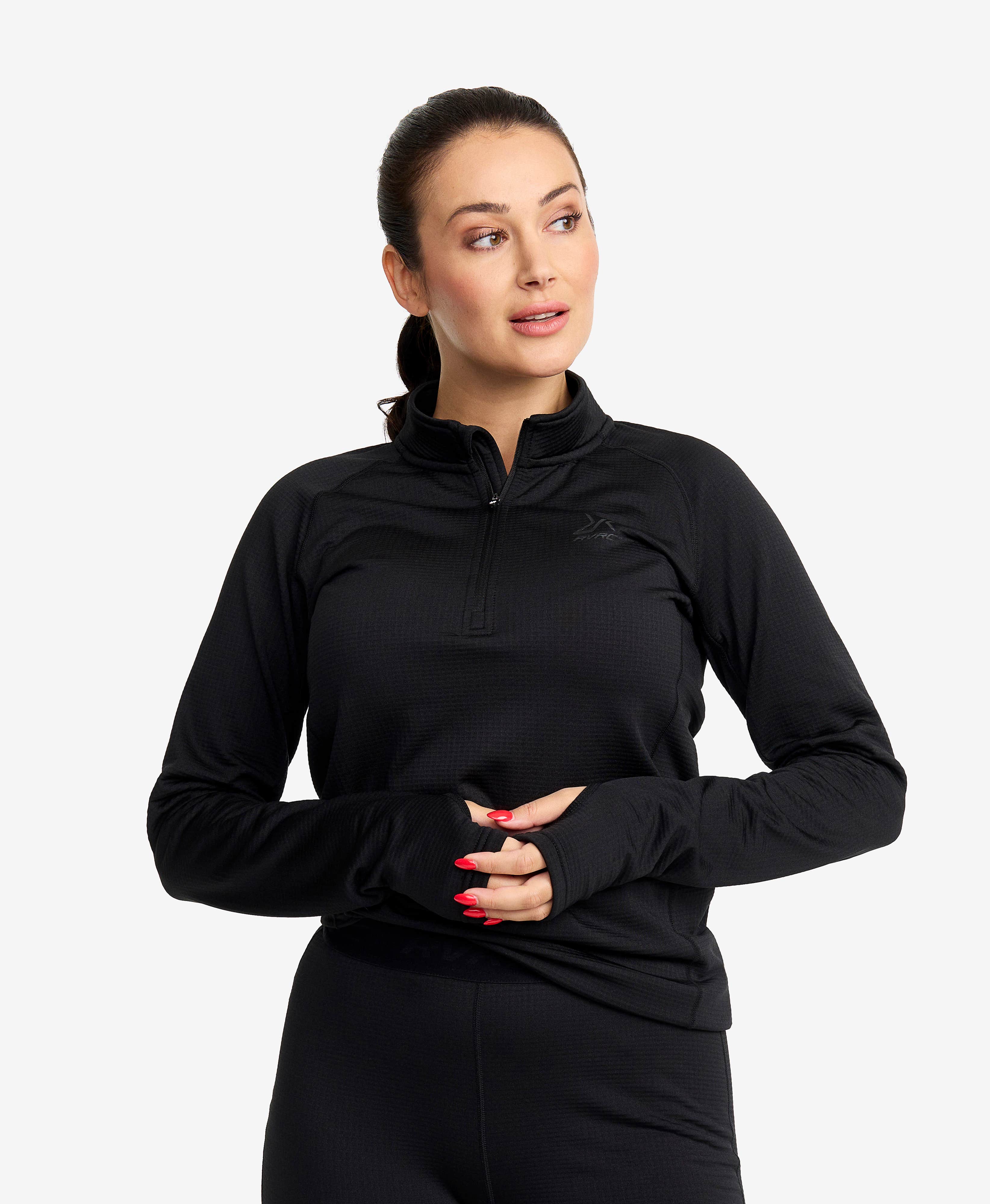 Waffle Half-zip Baselayer Top Women