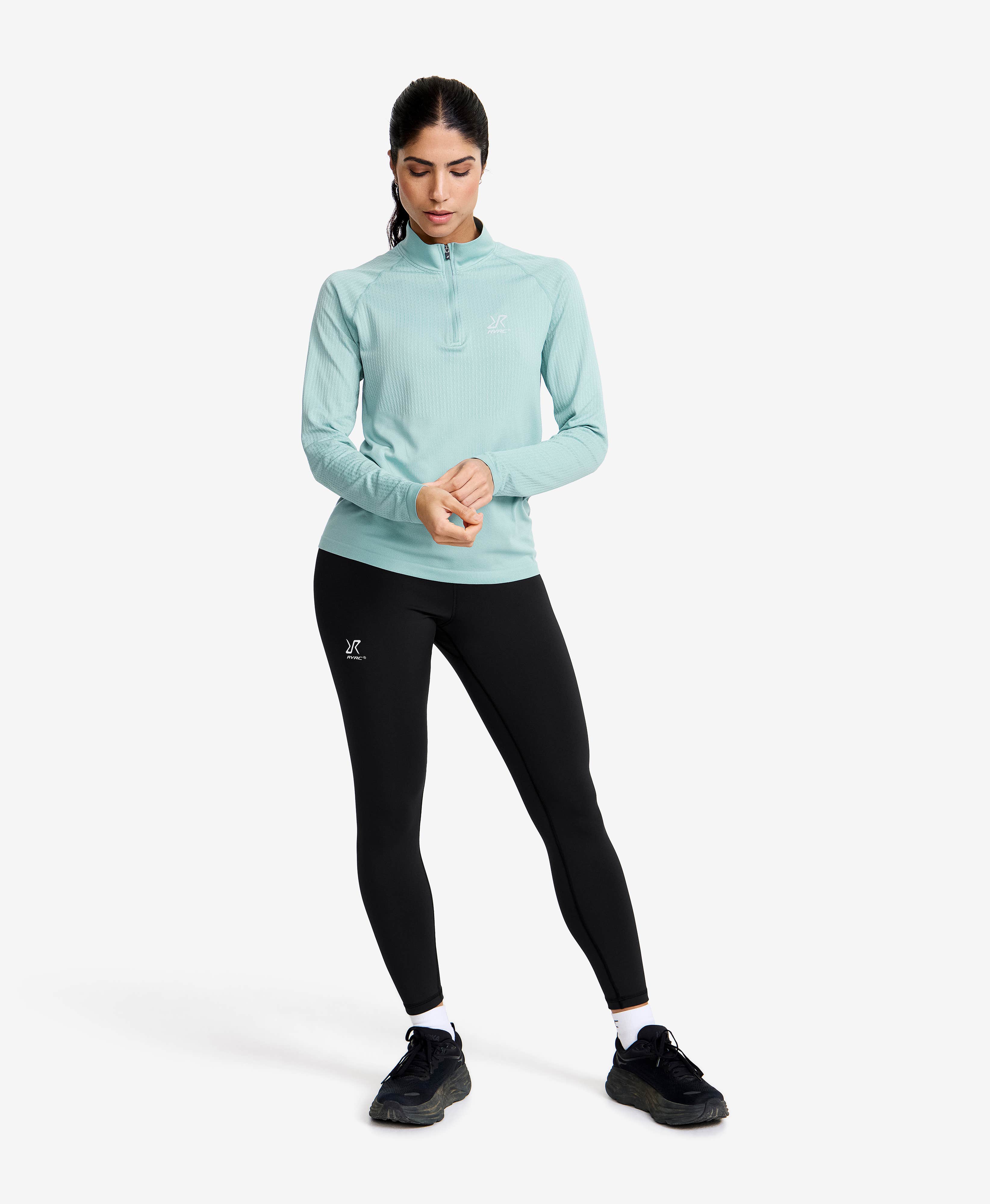 Focus Half-zip Seamless Top Women