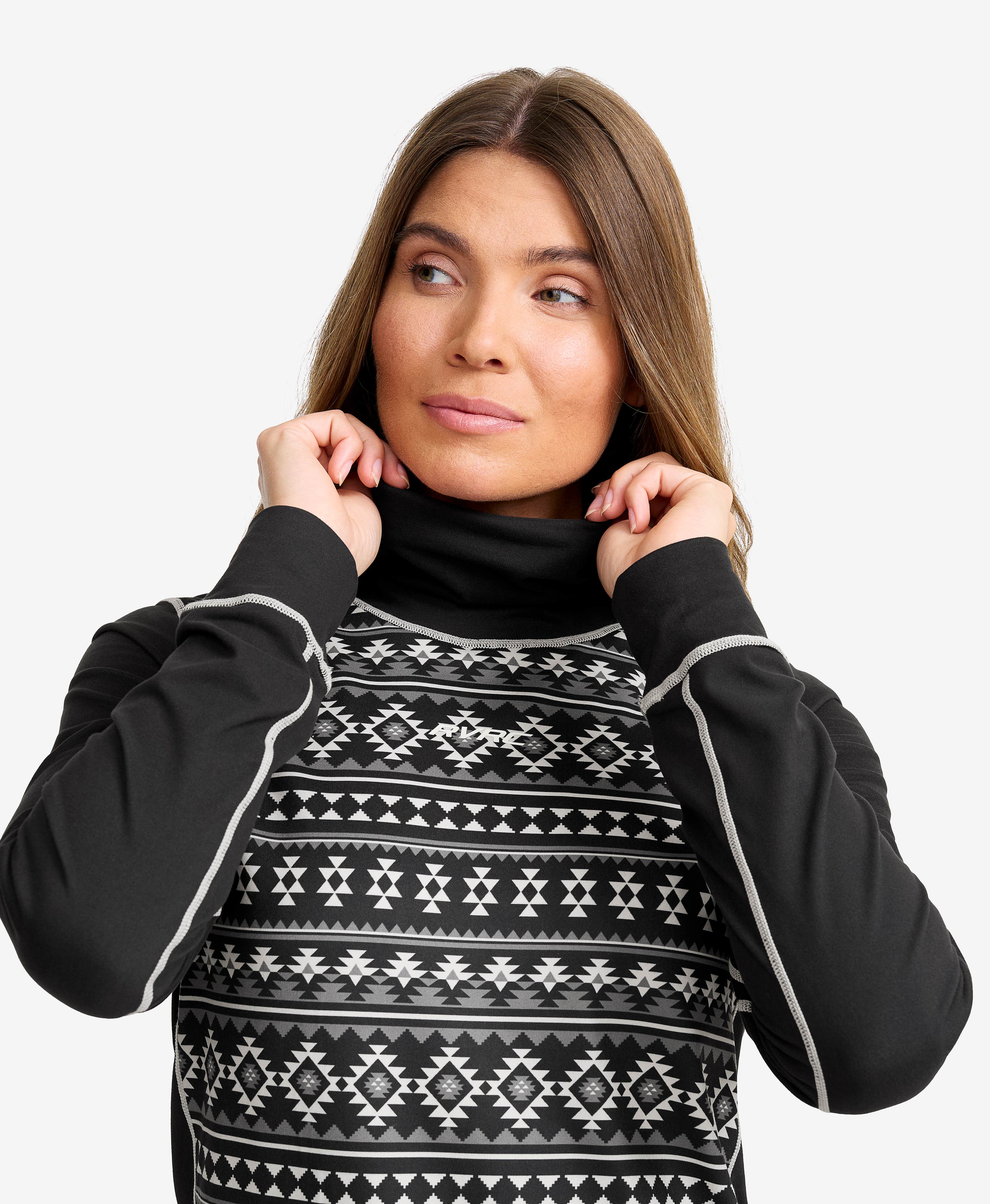 Downhill Base Layer Turtleneck Top Women