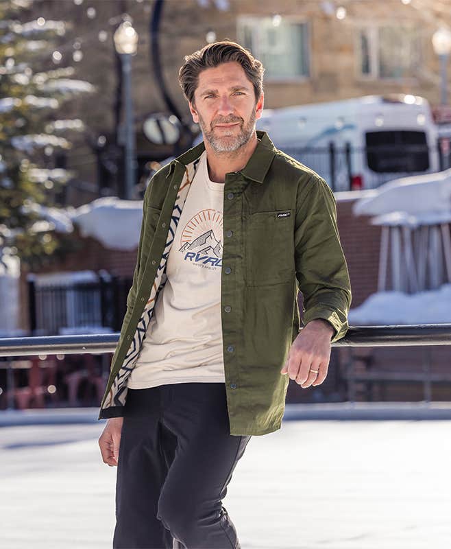 Outback Fleece Lined Overshirt Men