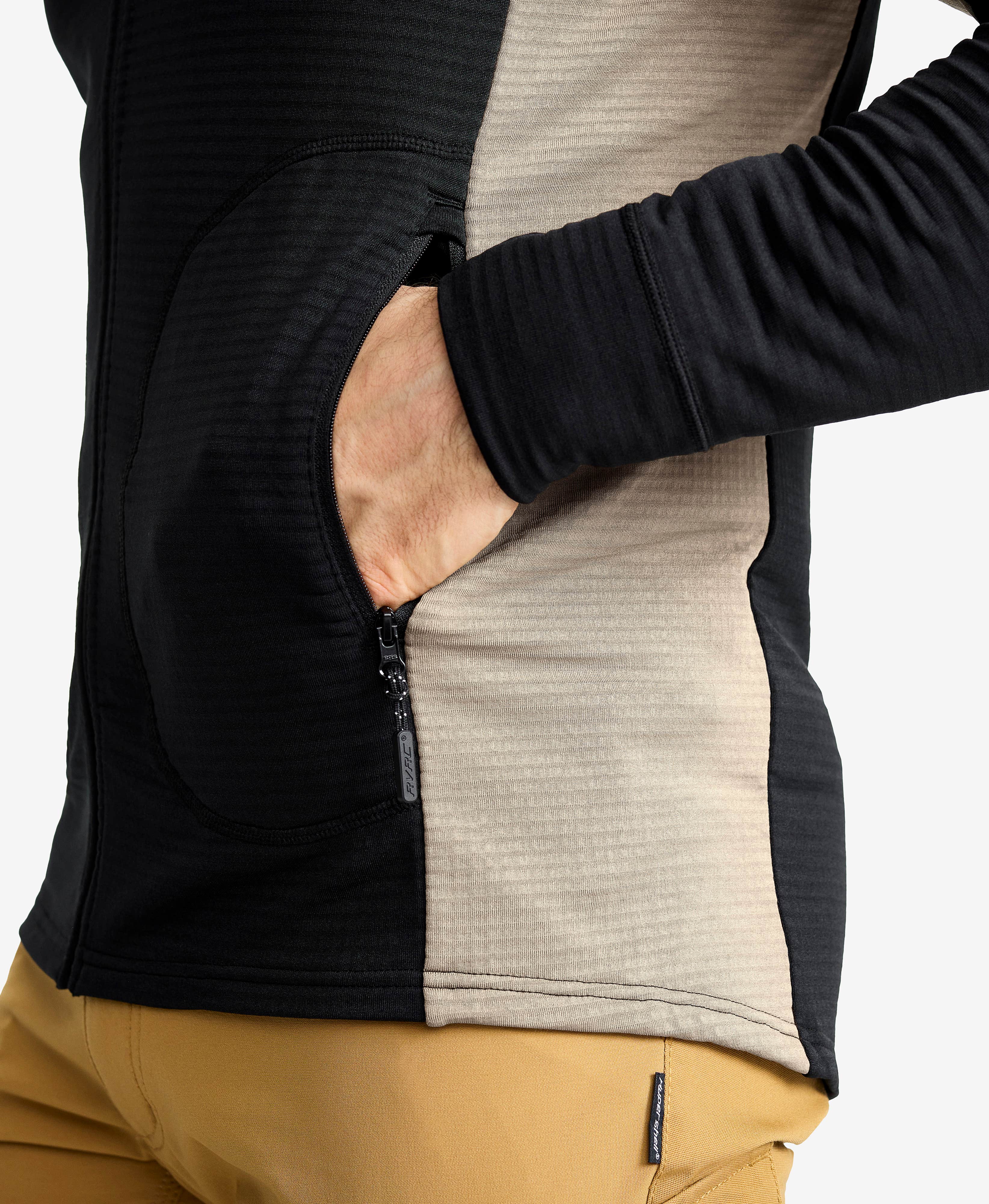 Waffle Full-zip Fleece Men