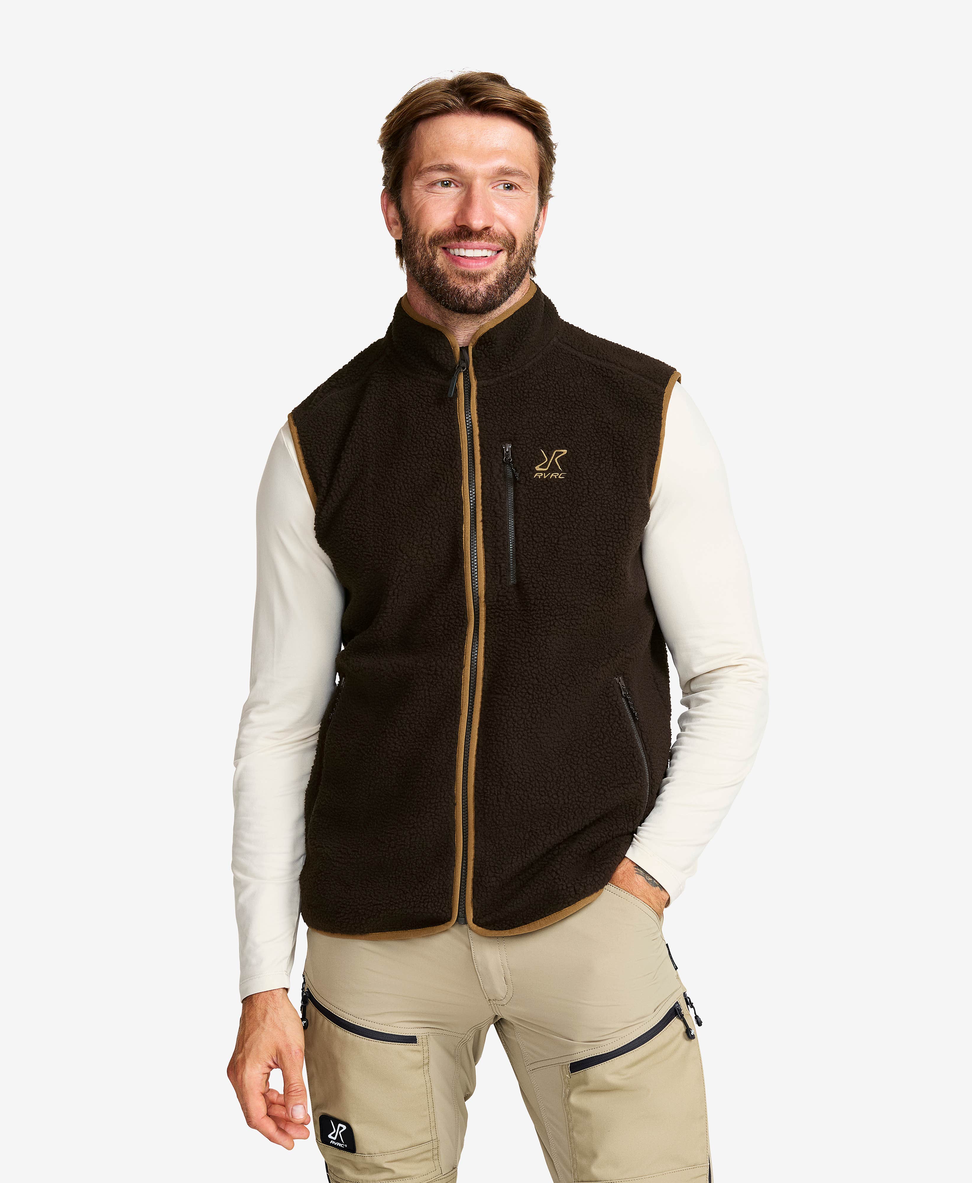 Canyon Full-zip Pile Fleece Vest Men