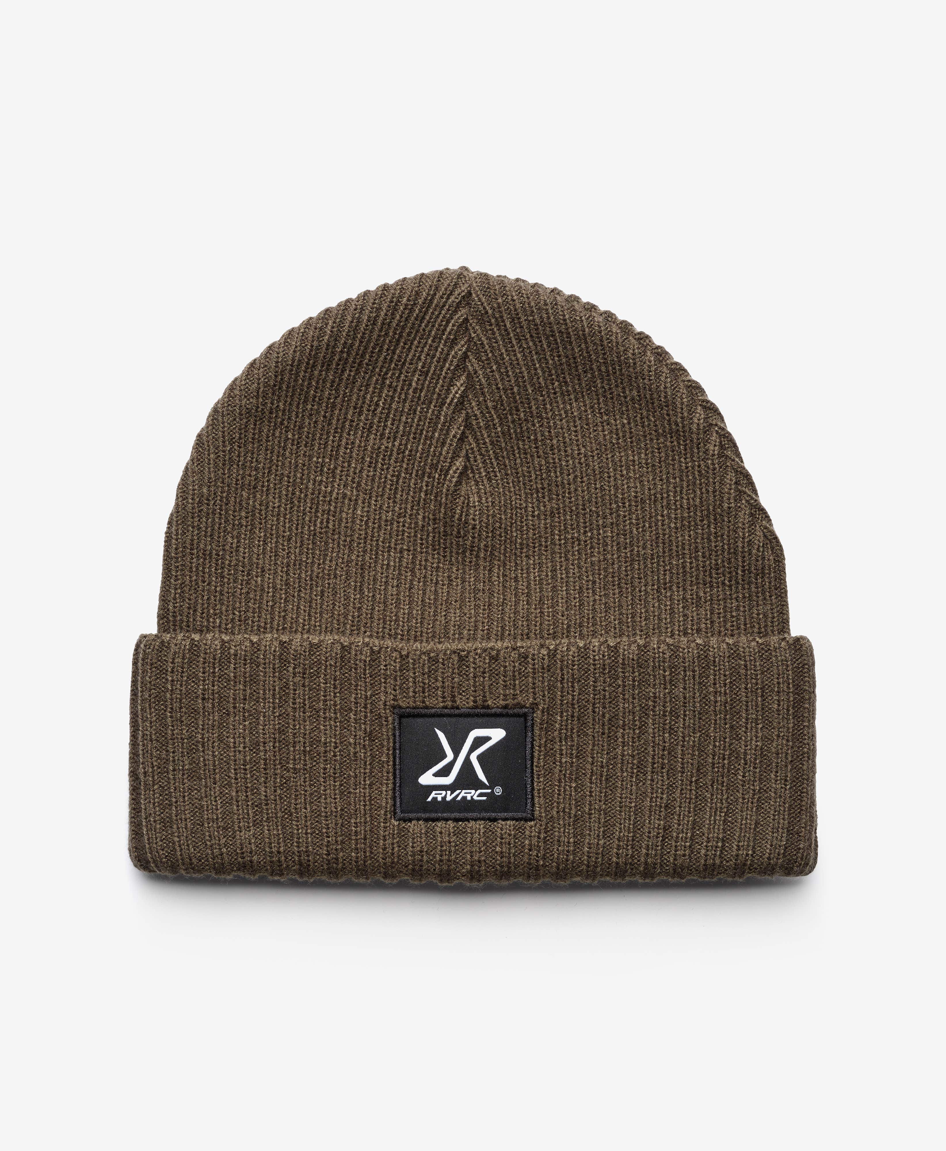 Ribbed Patch Beanie Unisex