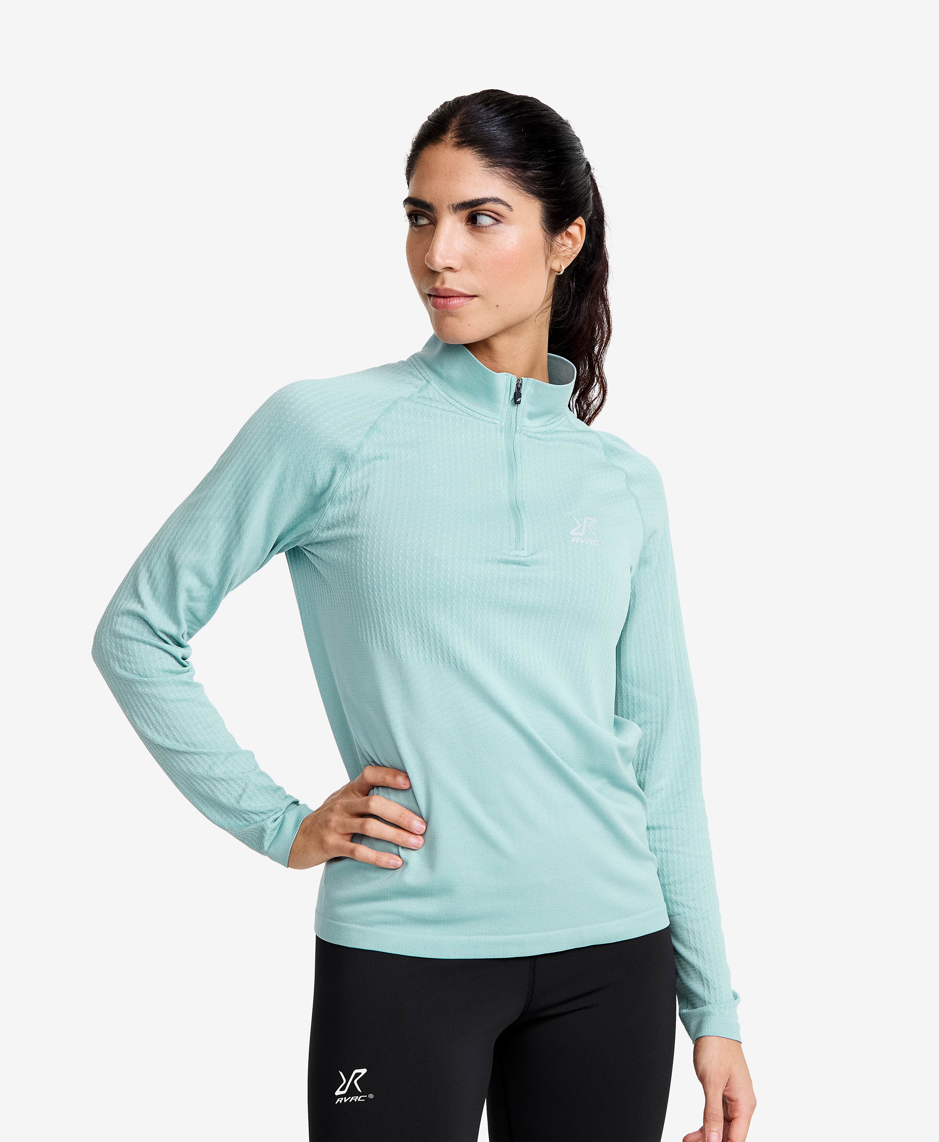 Focus Half-zip Seamless Top Women