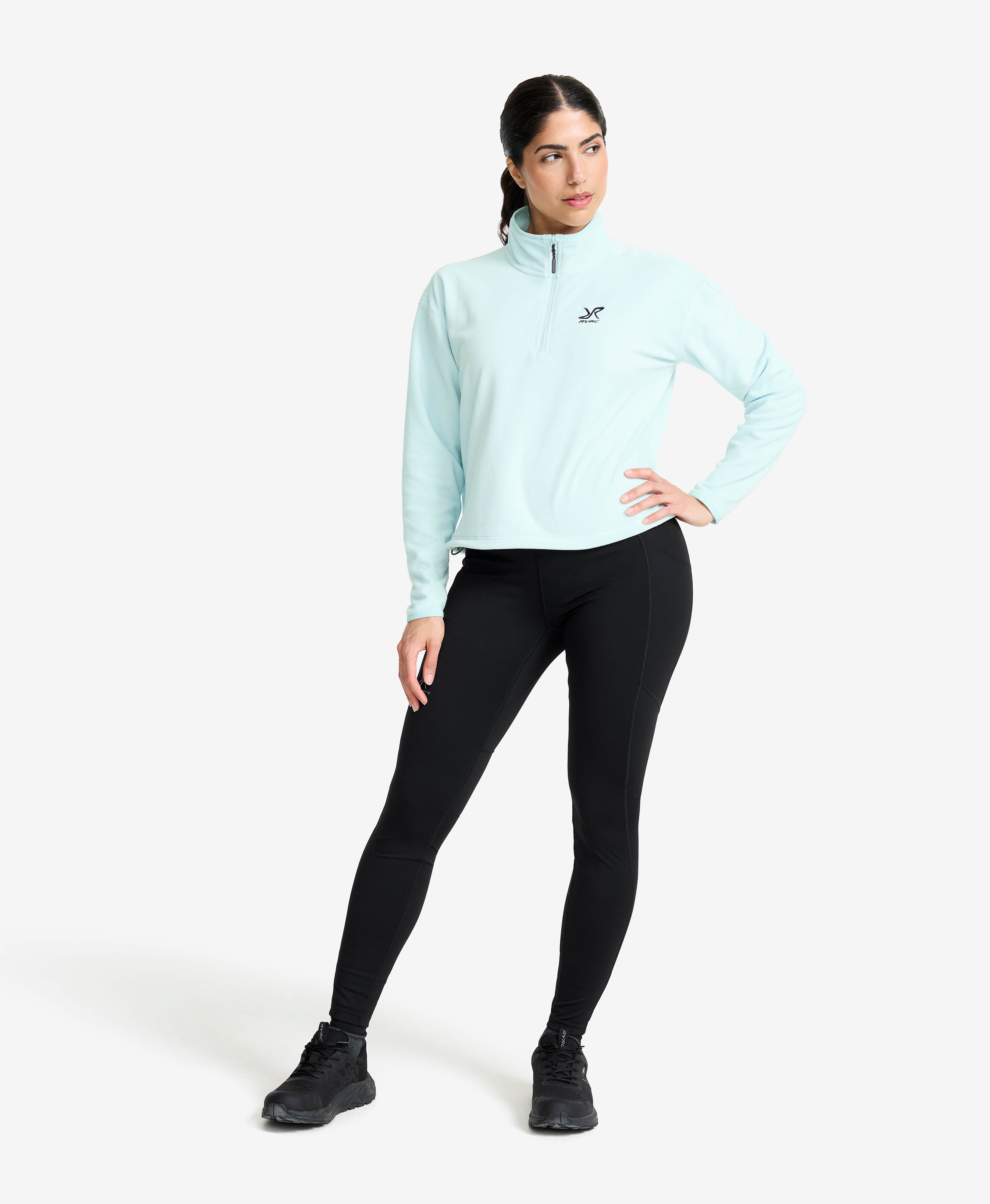 Hiker Cropped Half-zip Fleece Women