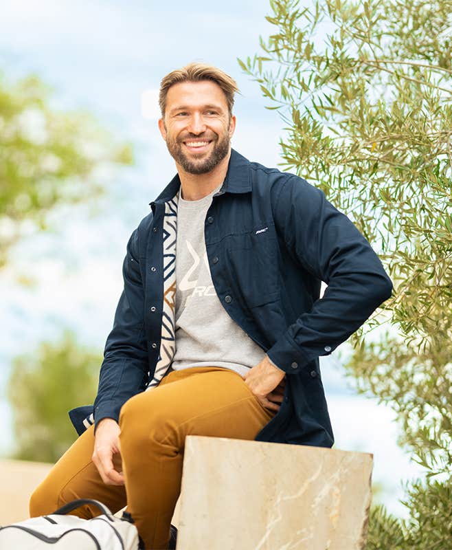 Outback Fleece Lined Overshirt Men