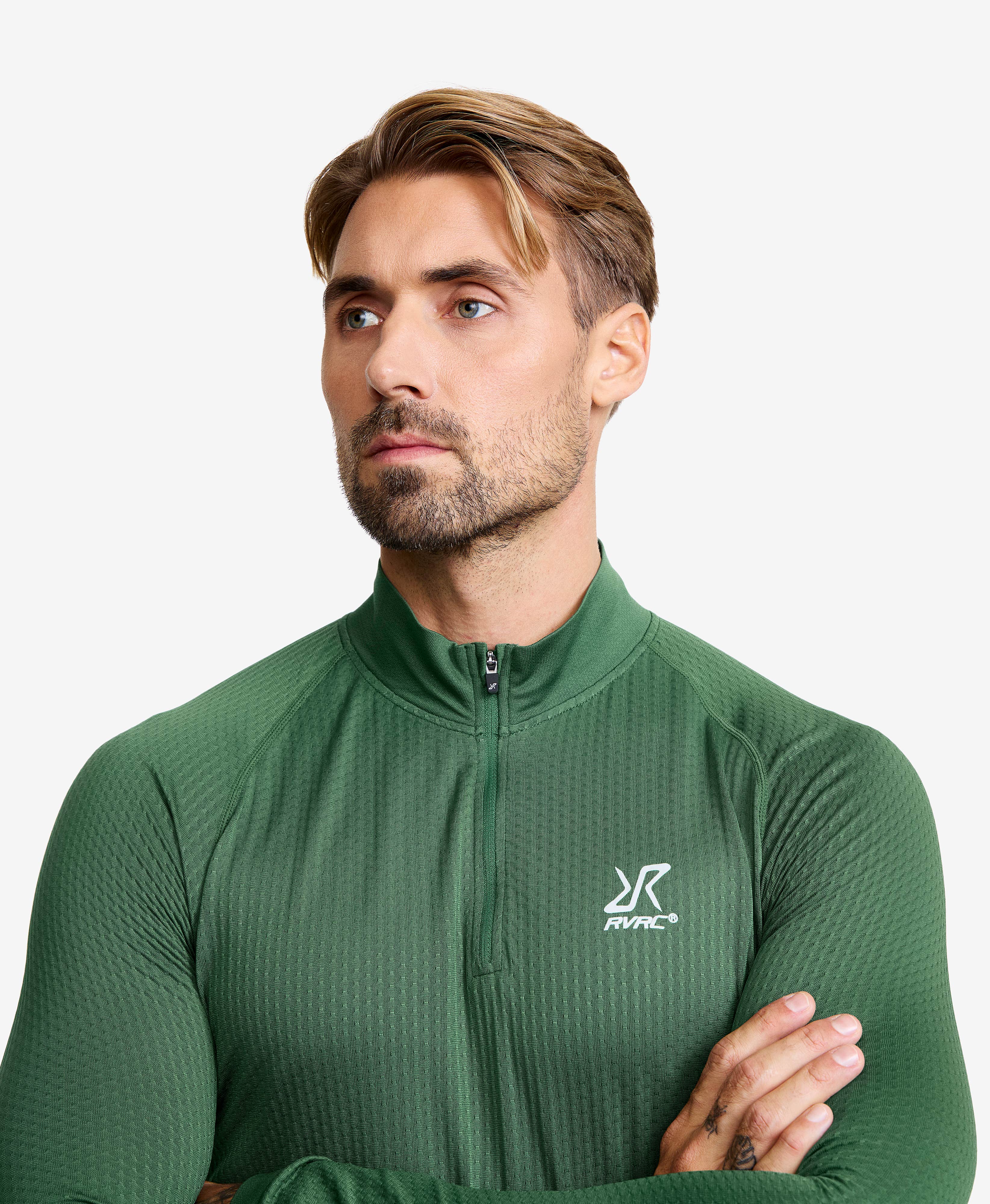 Focus Half-zip Seamless Top Men