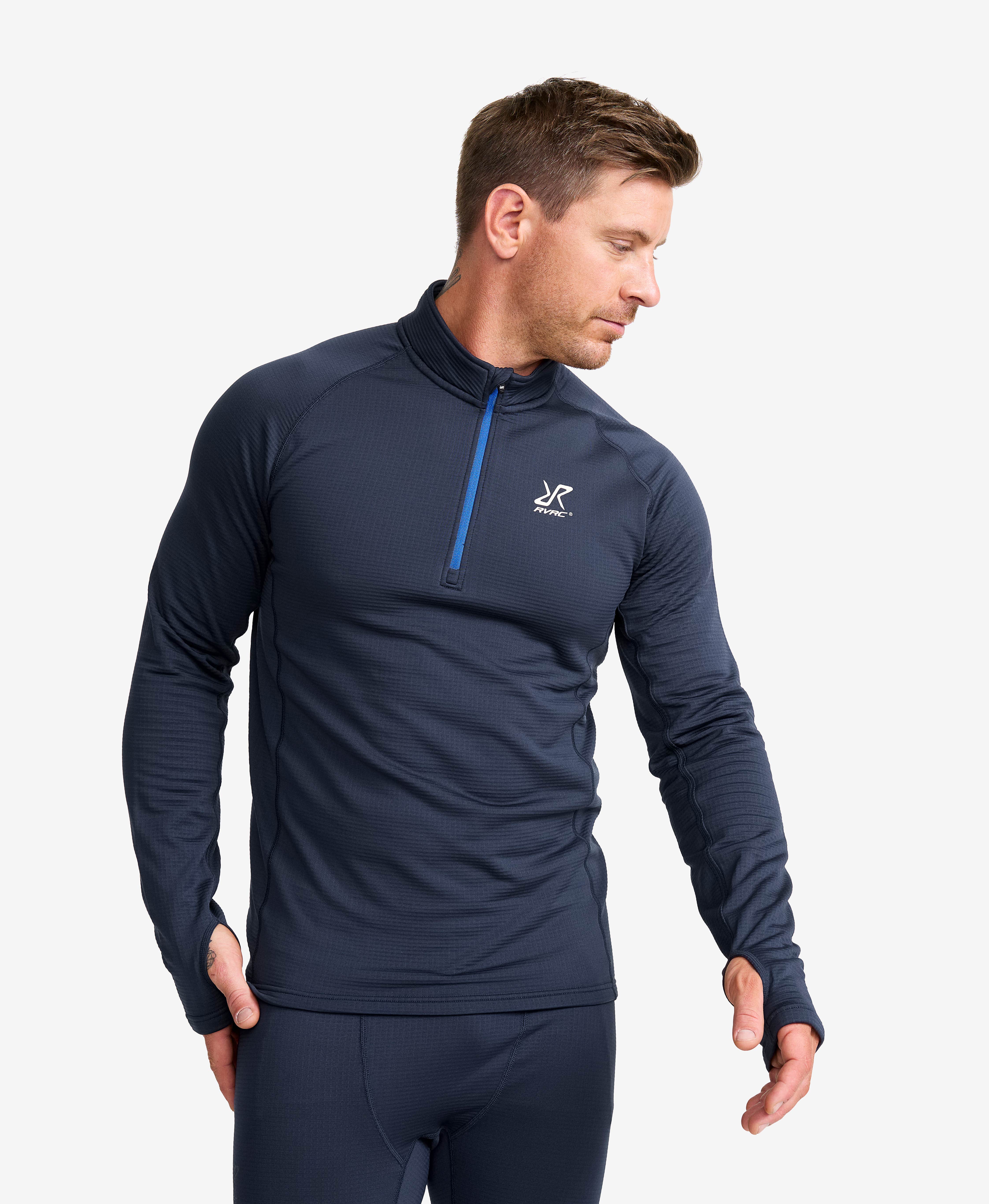 Waffle Half-zip Baselayer Top Men