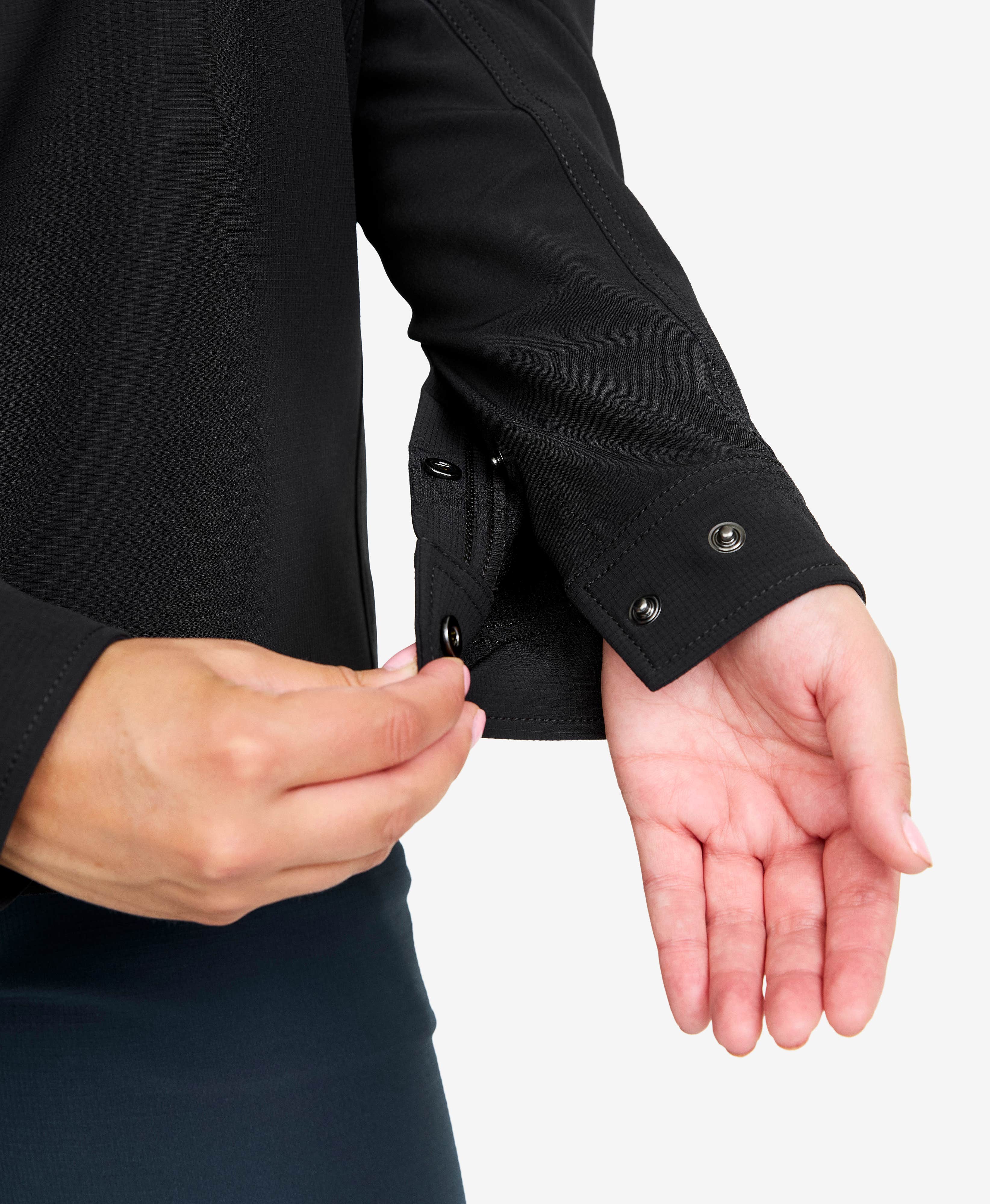 Ridge Half-zip Stretch Shirt Women