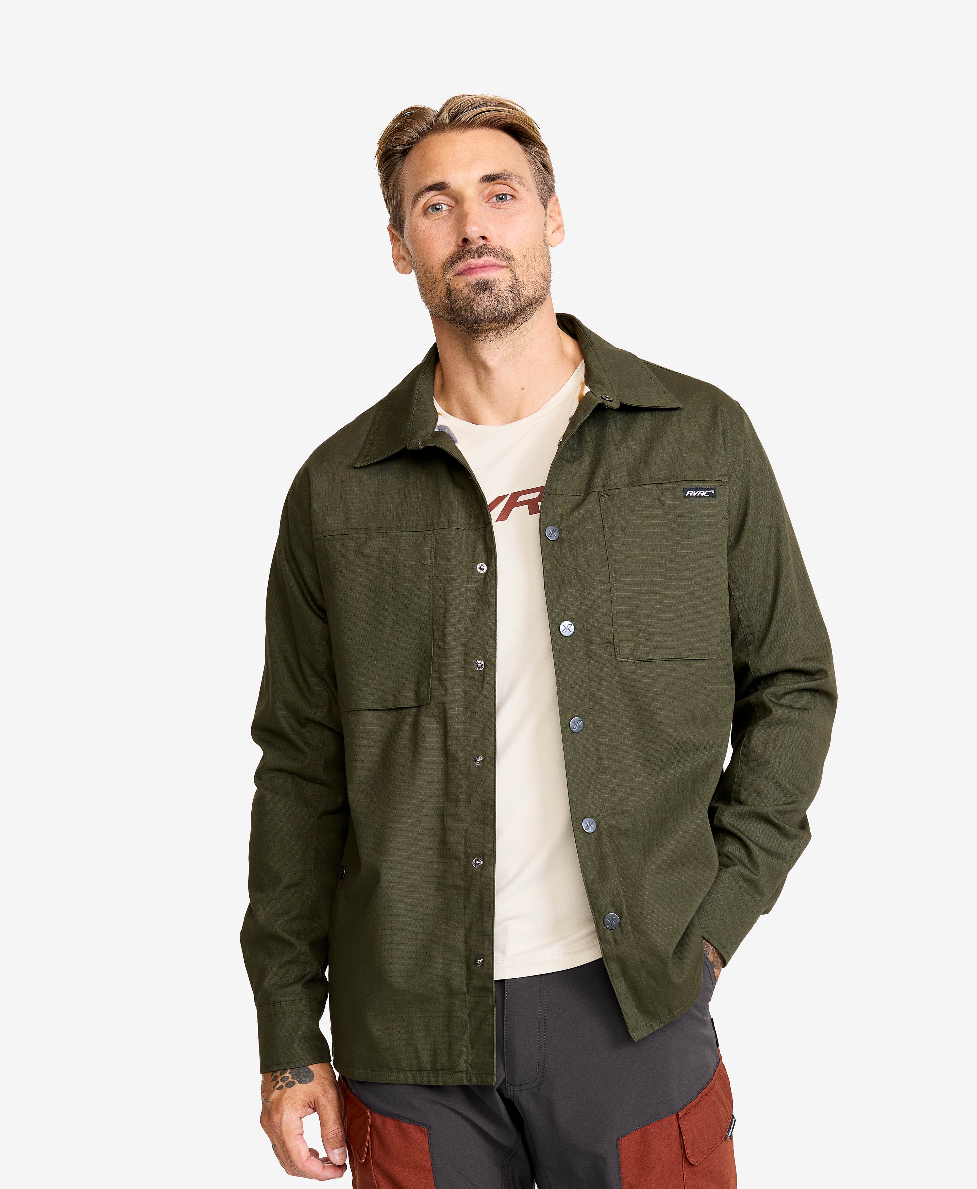 Outback Fleece Lined Overshirt Men