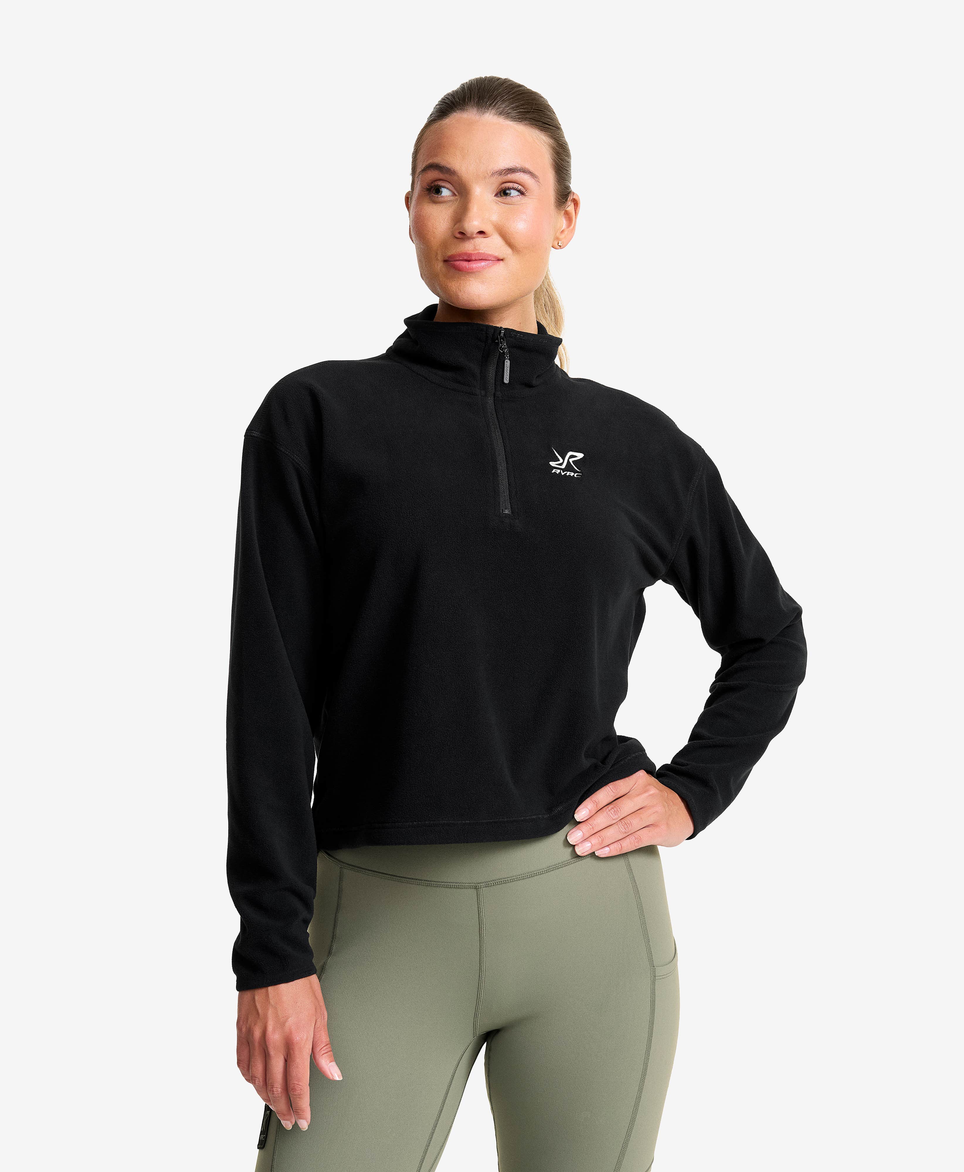 Hiker Cropped Half-zip Fleece Women