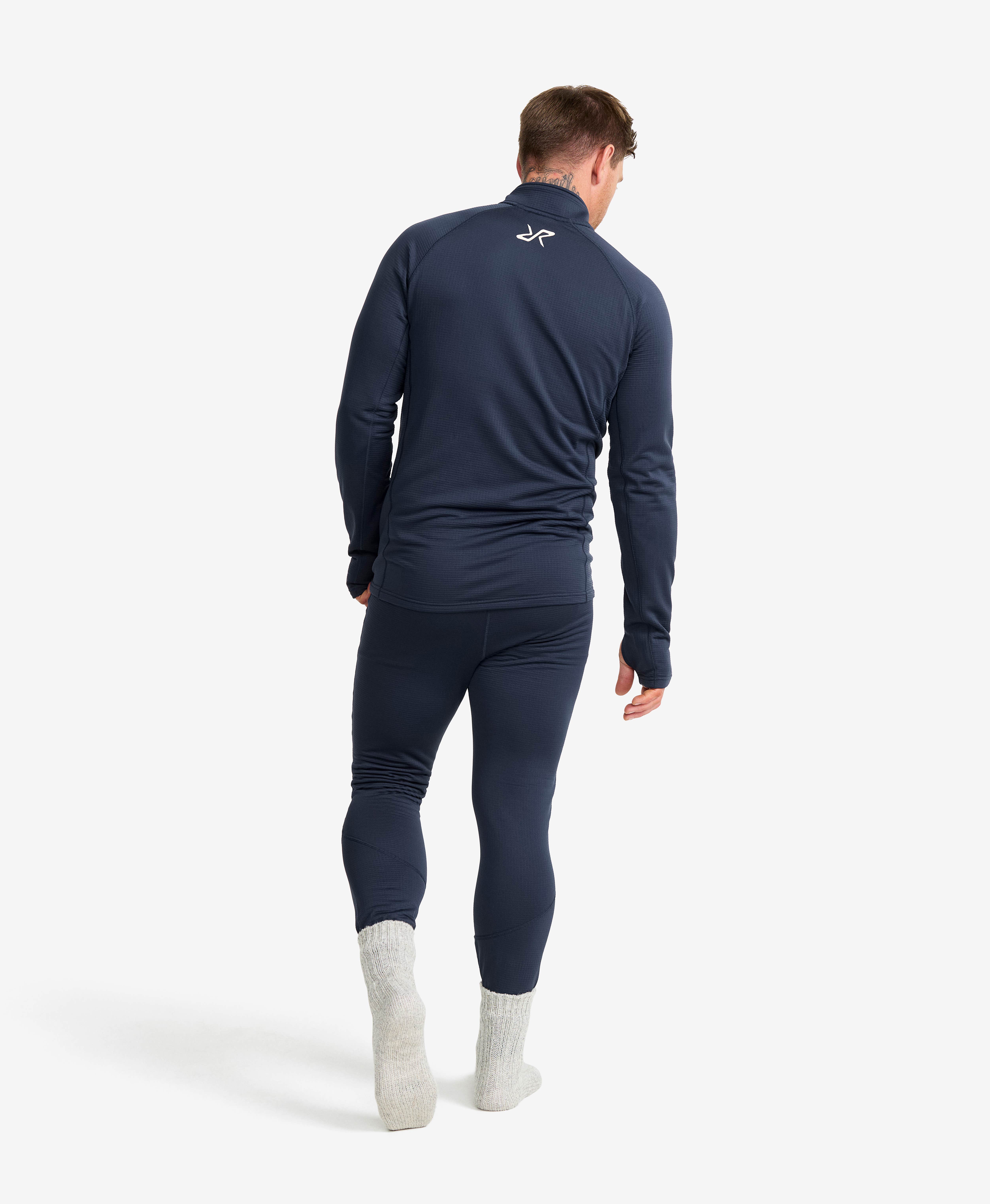 Waffle Half-zip Baselayer Top Men