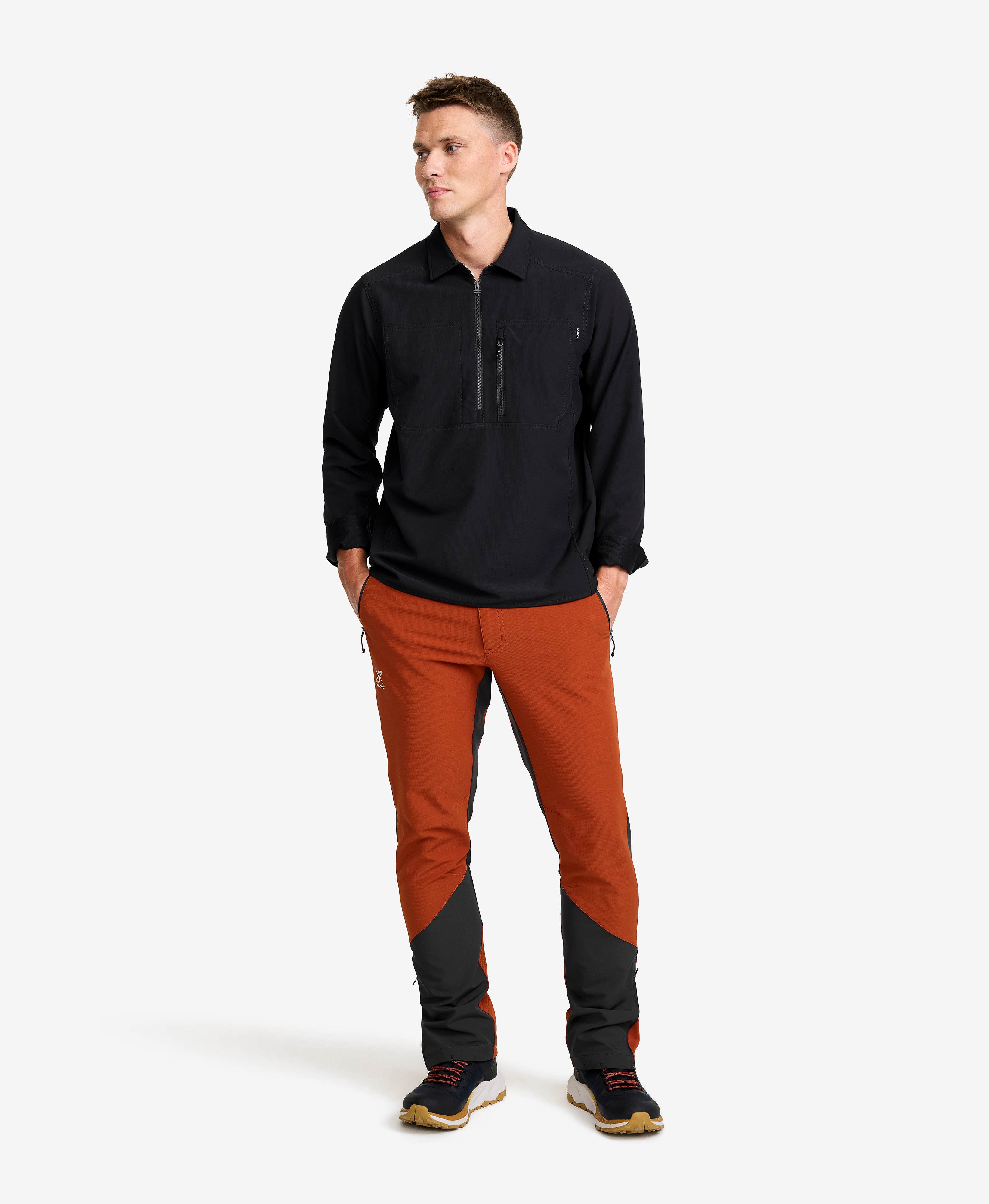 Ridge Half-zip Stretch Shirt Men