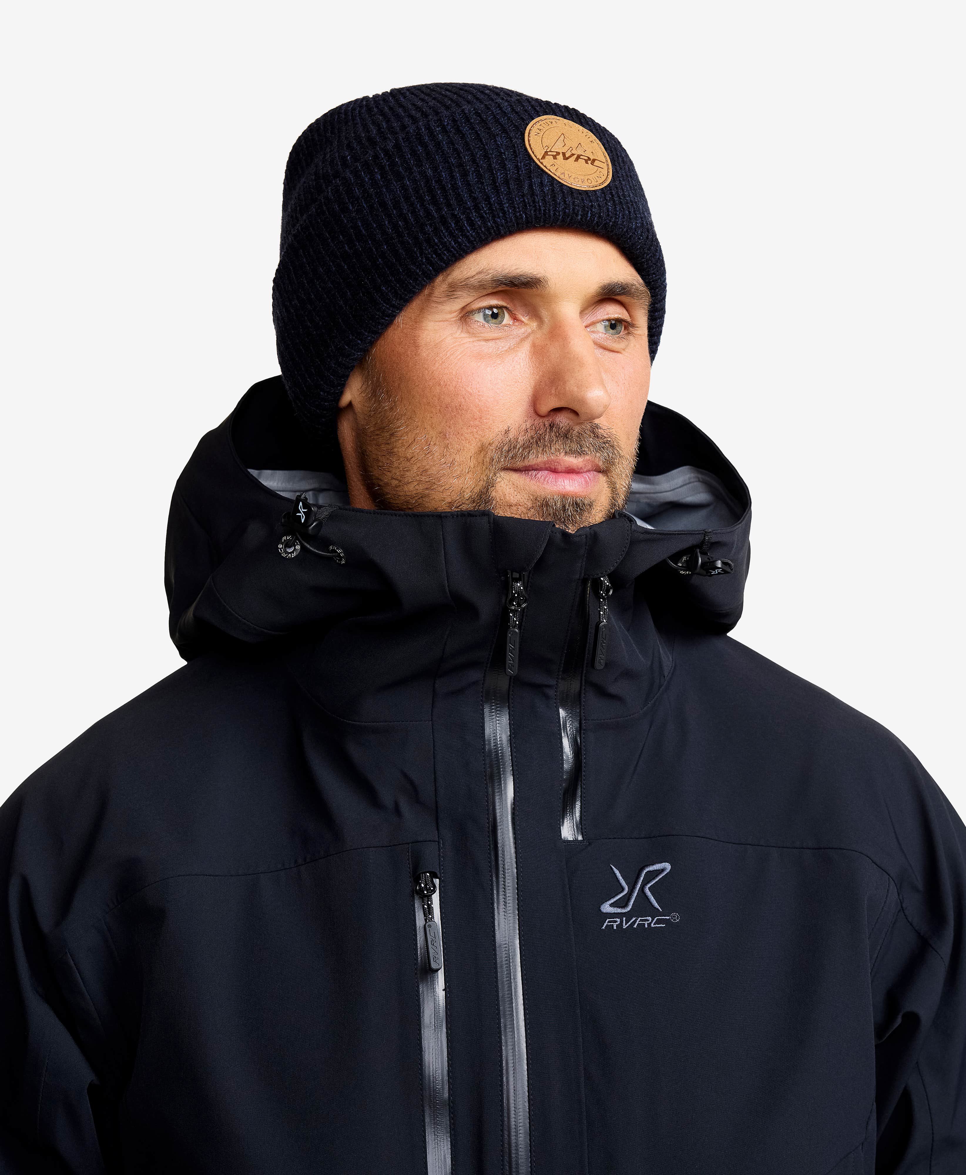 Cave Wool Rib Knit Beanie Unisex