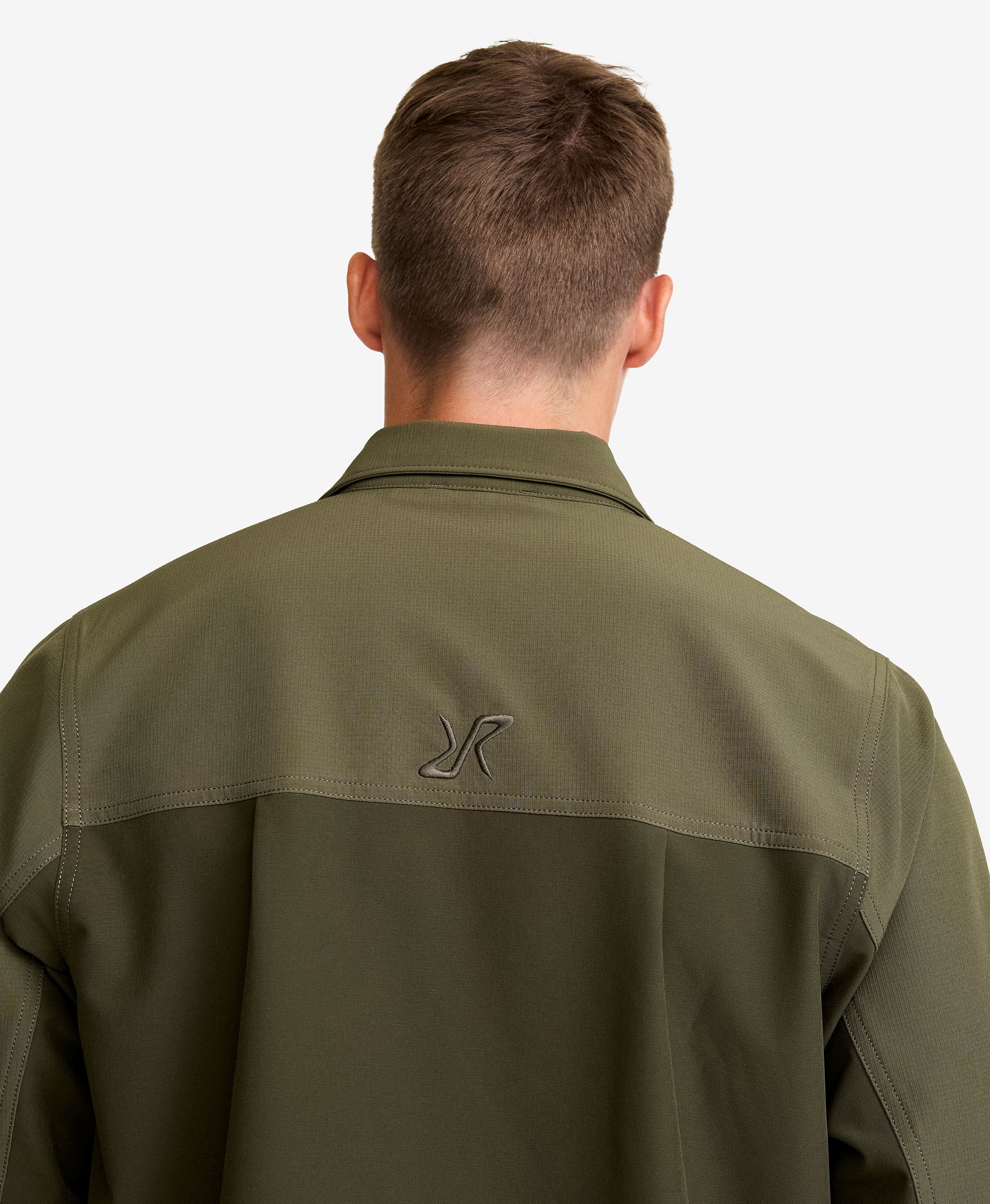 Ridge Half-zip Stretch Shirt Men