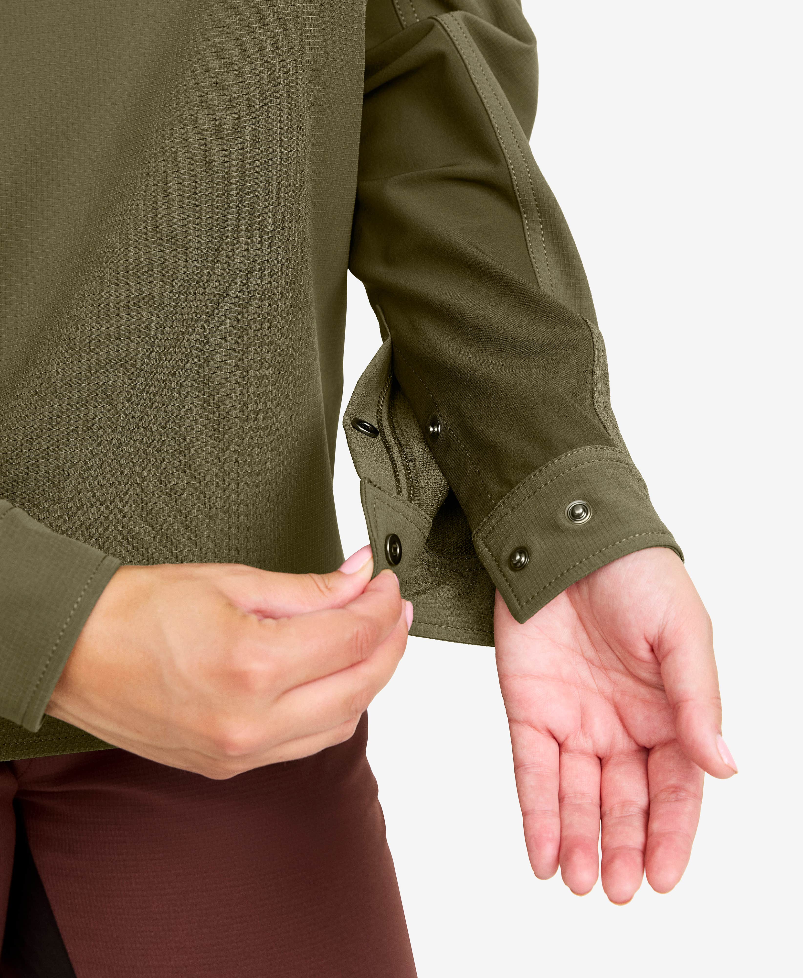 Ridge Half-zip Stretch Shirt Women