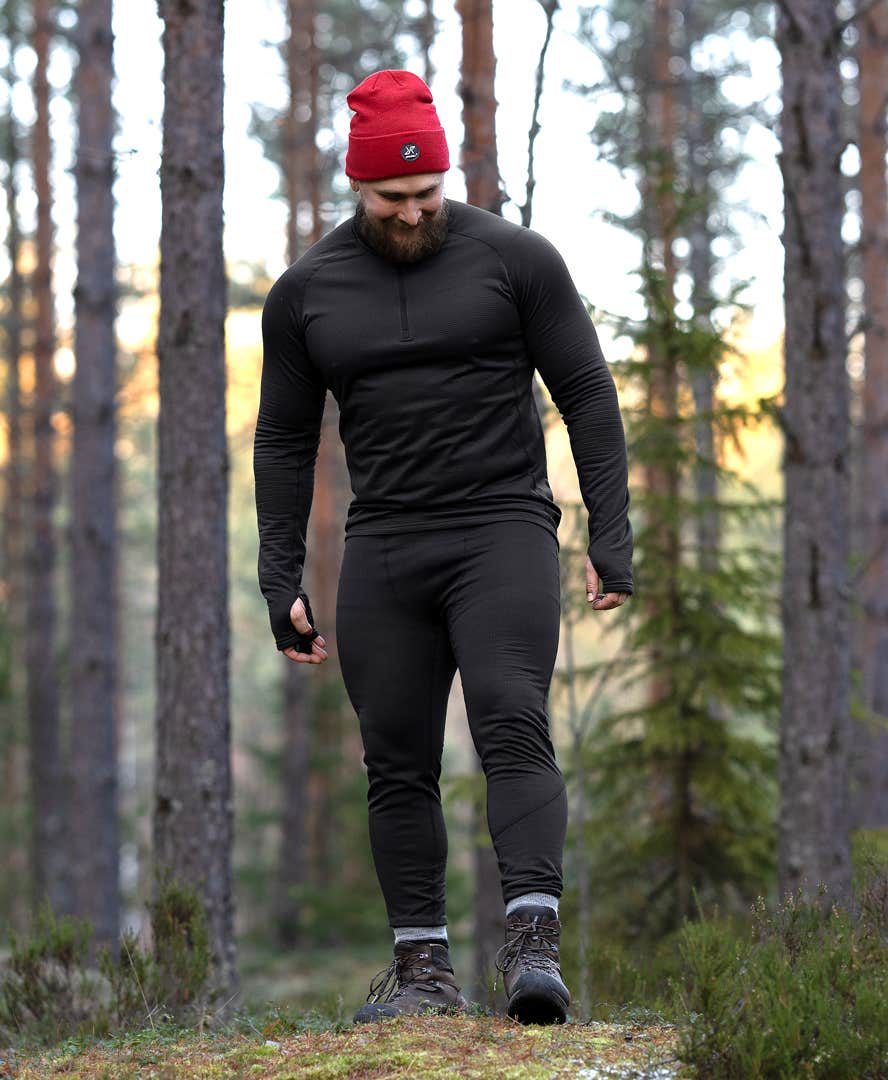 Waffle Half-zip Baselayer Top Men