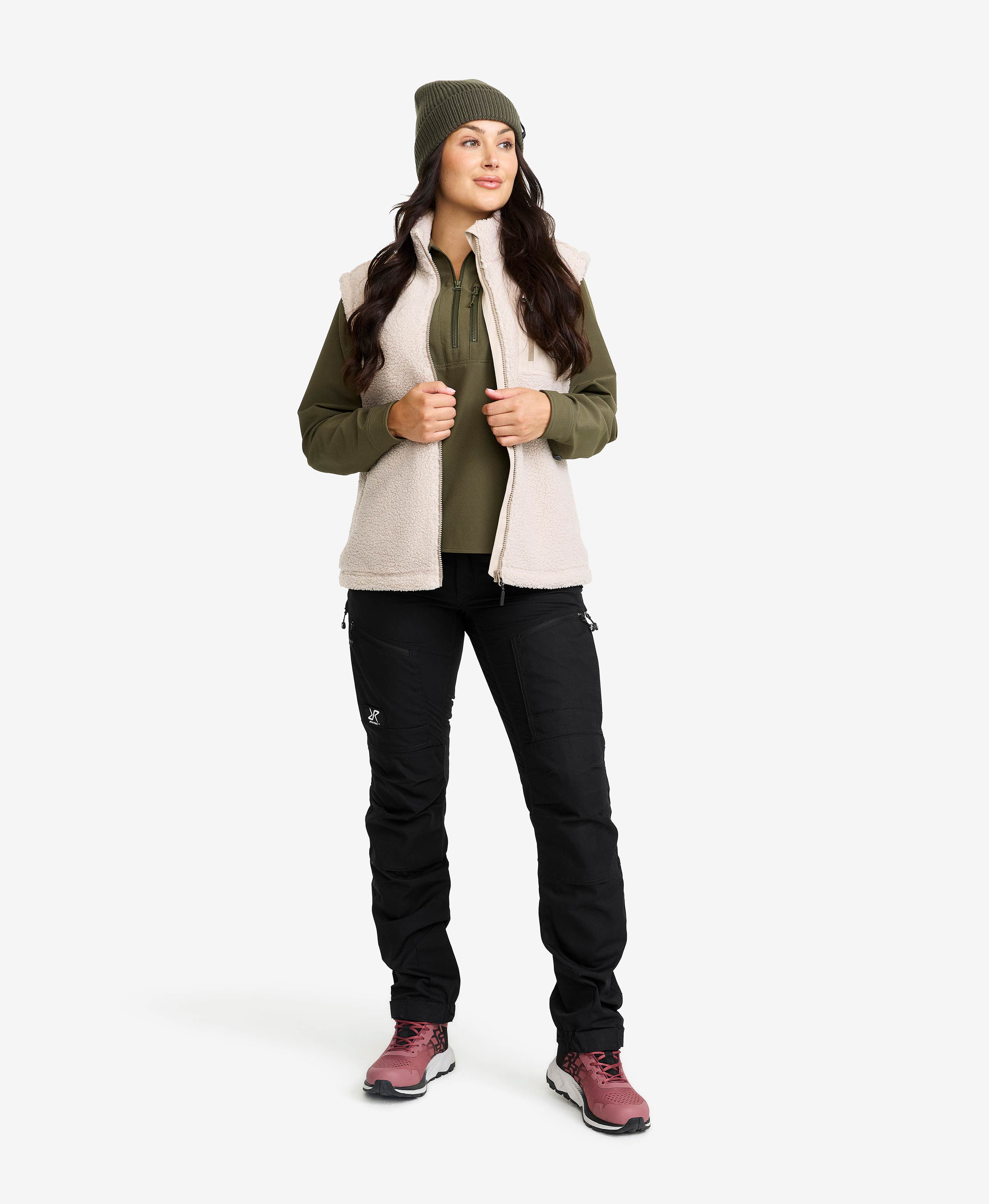 Ridge Half-zip Stretch Shirt Women