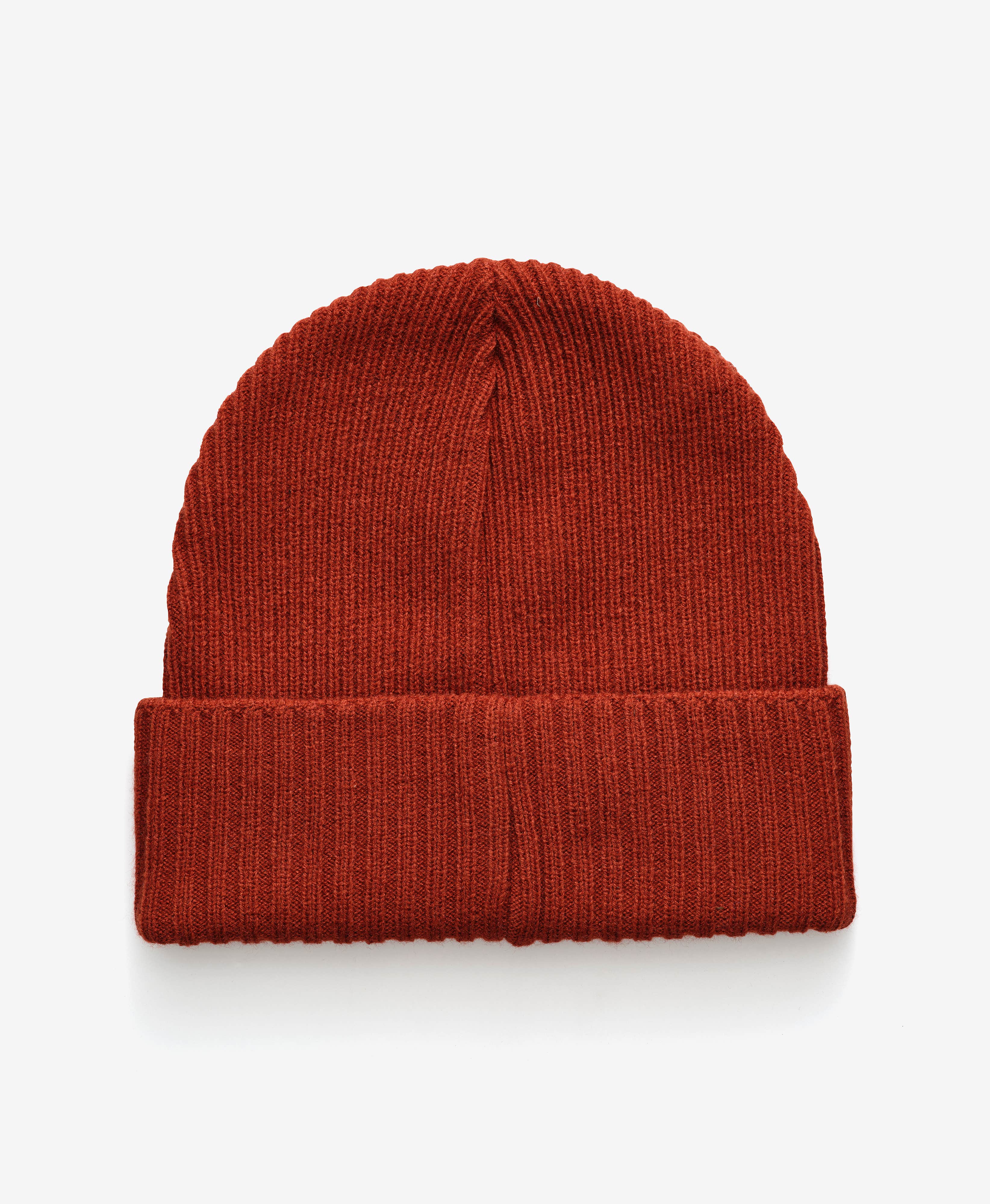 Ribbed Patch Beanie Unisex