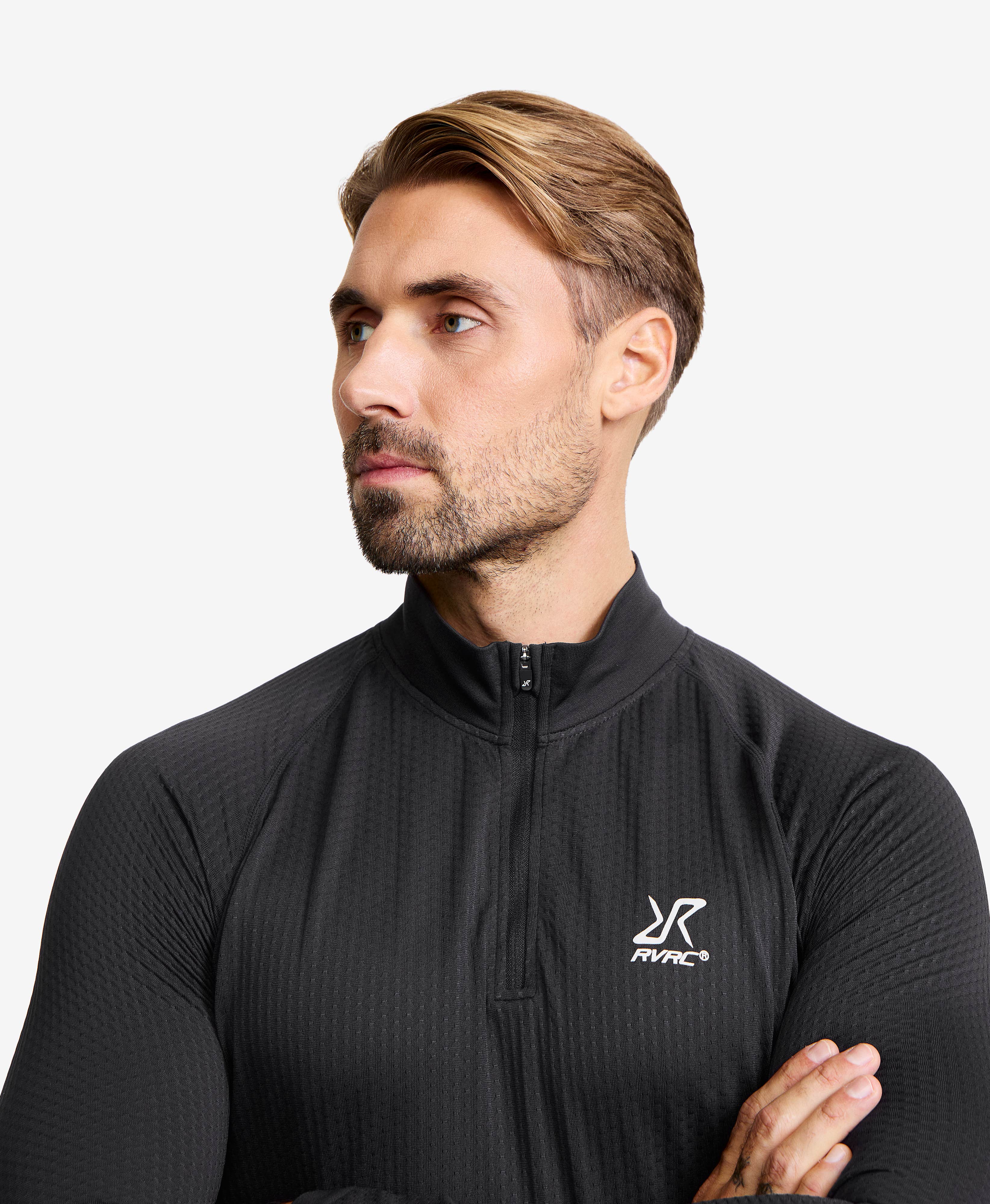 Focus Half-zip Seamless Top Men
