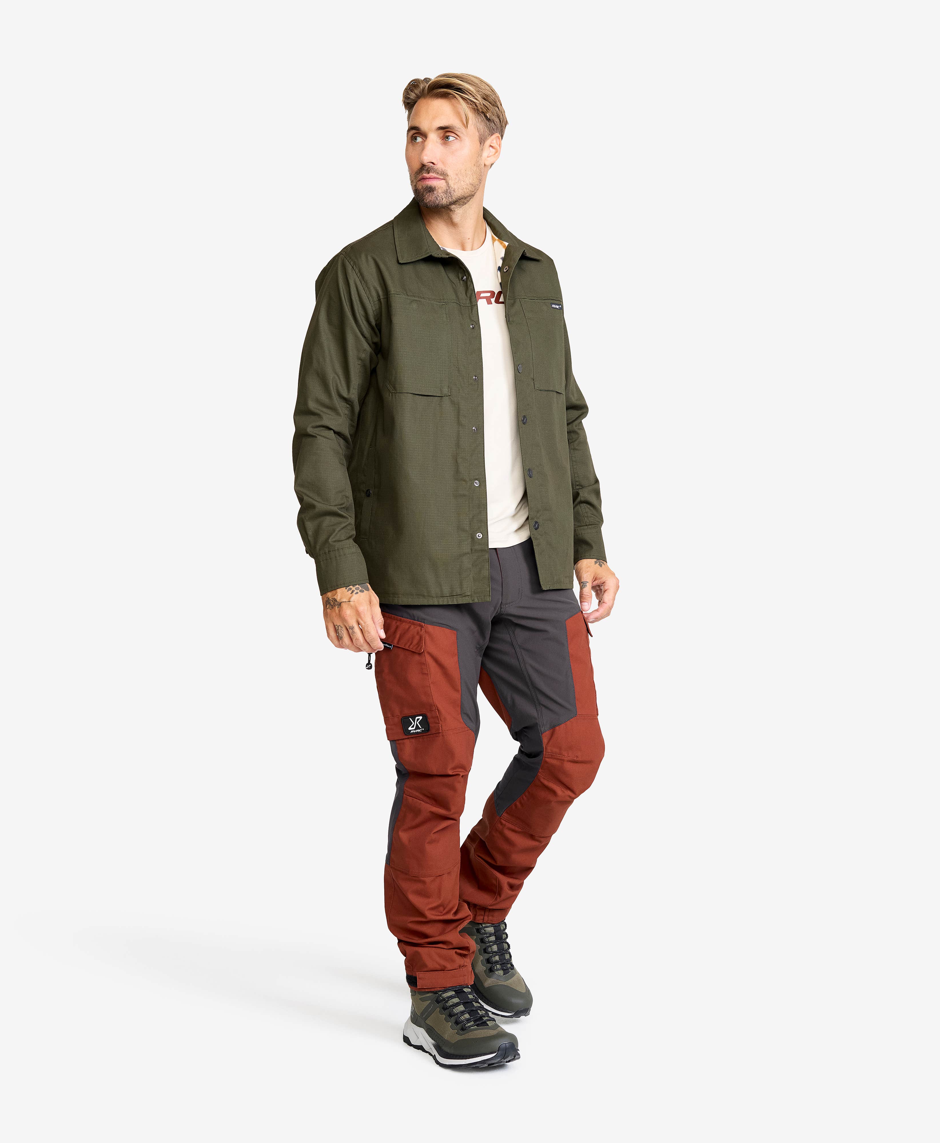 Outback Fleece Lined Overshirt Men