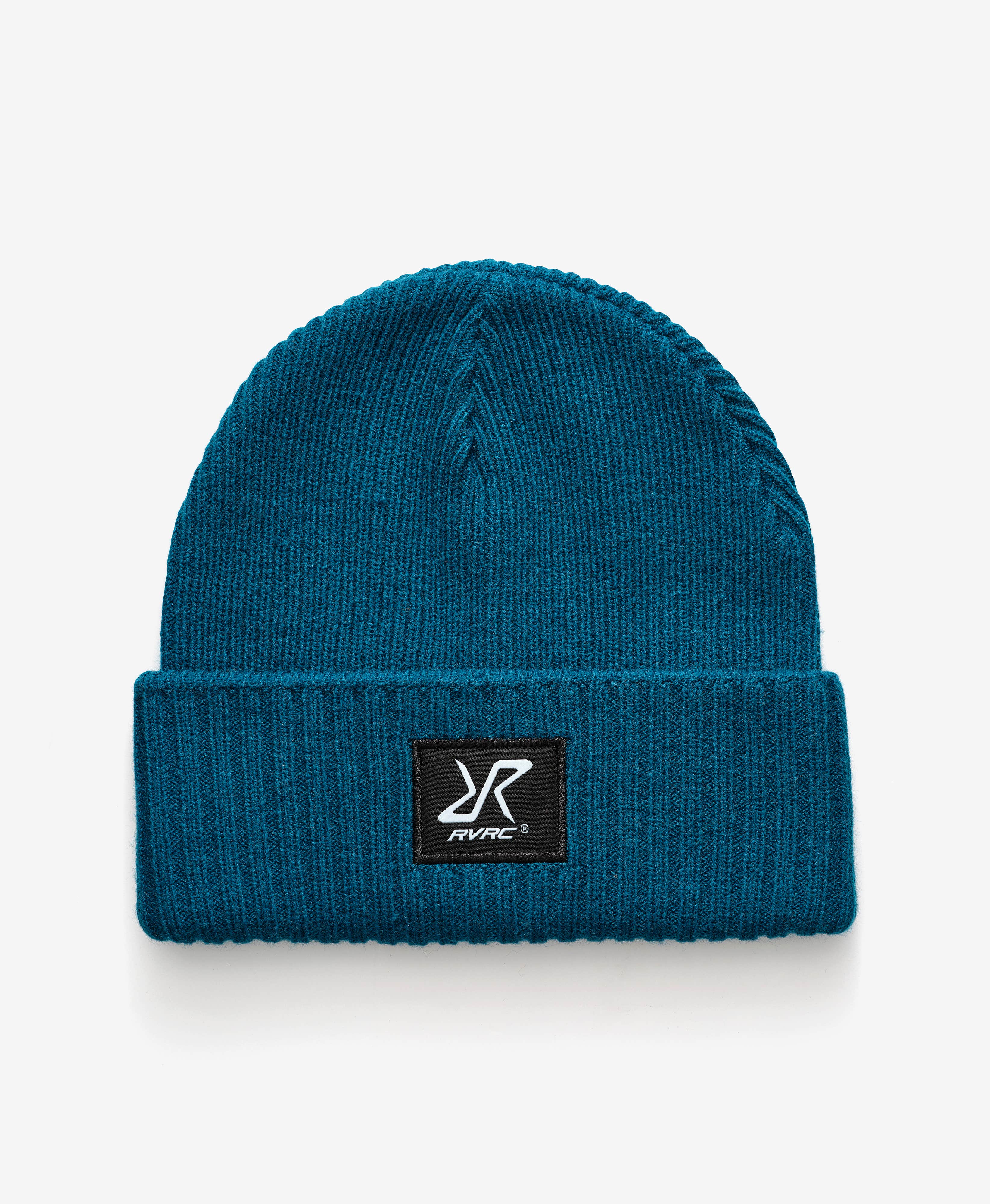 Ribbed Patch Beanie Unisex