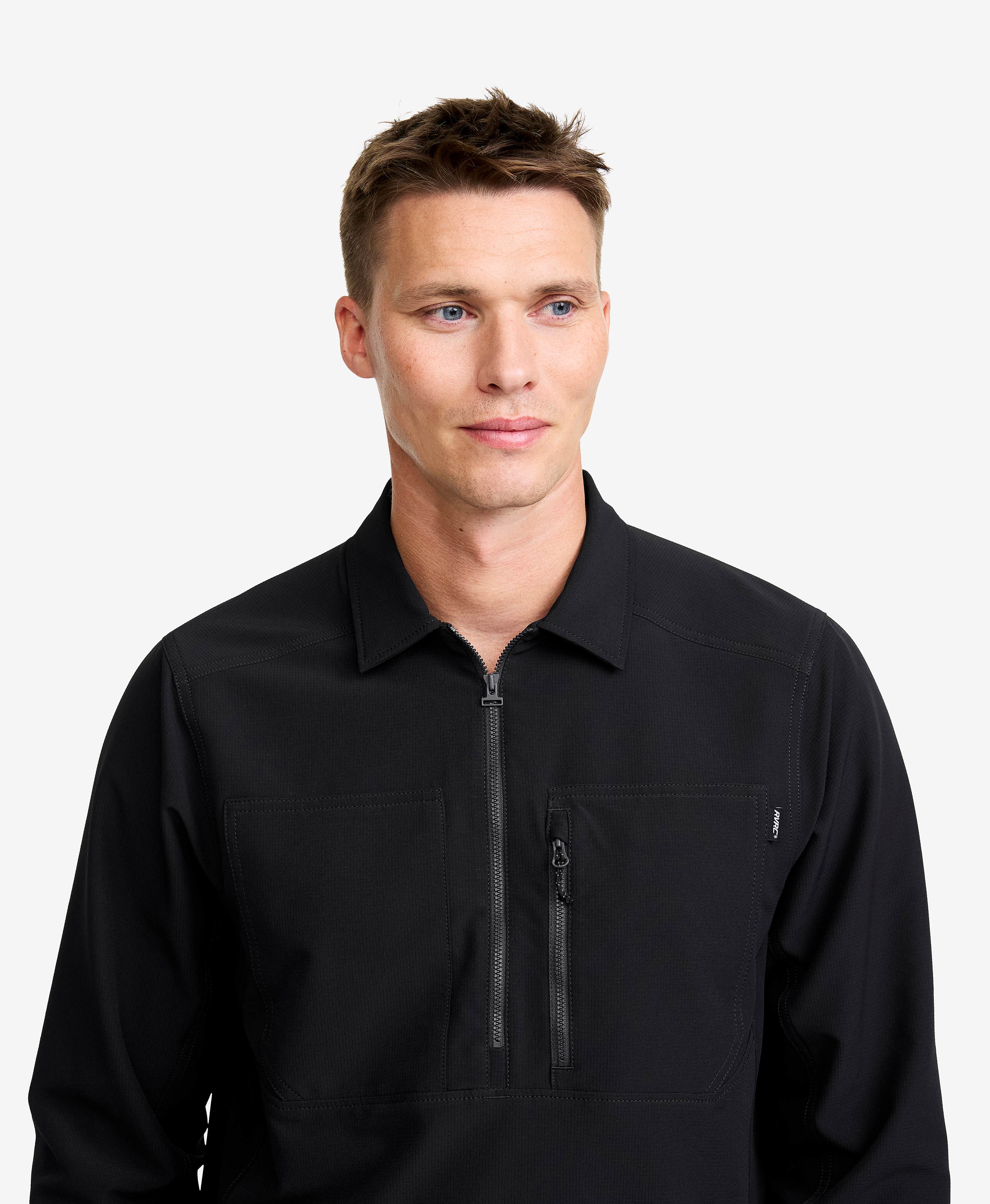 Ridge Half-zip Stretch Shirt Men