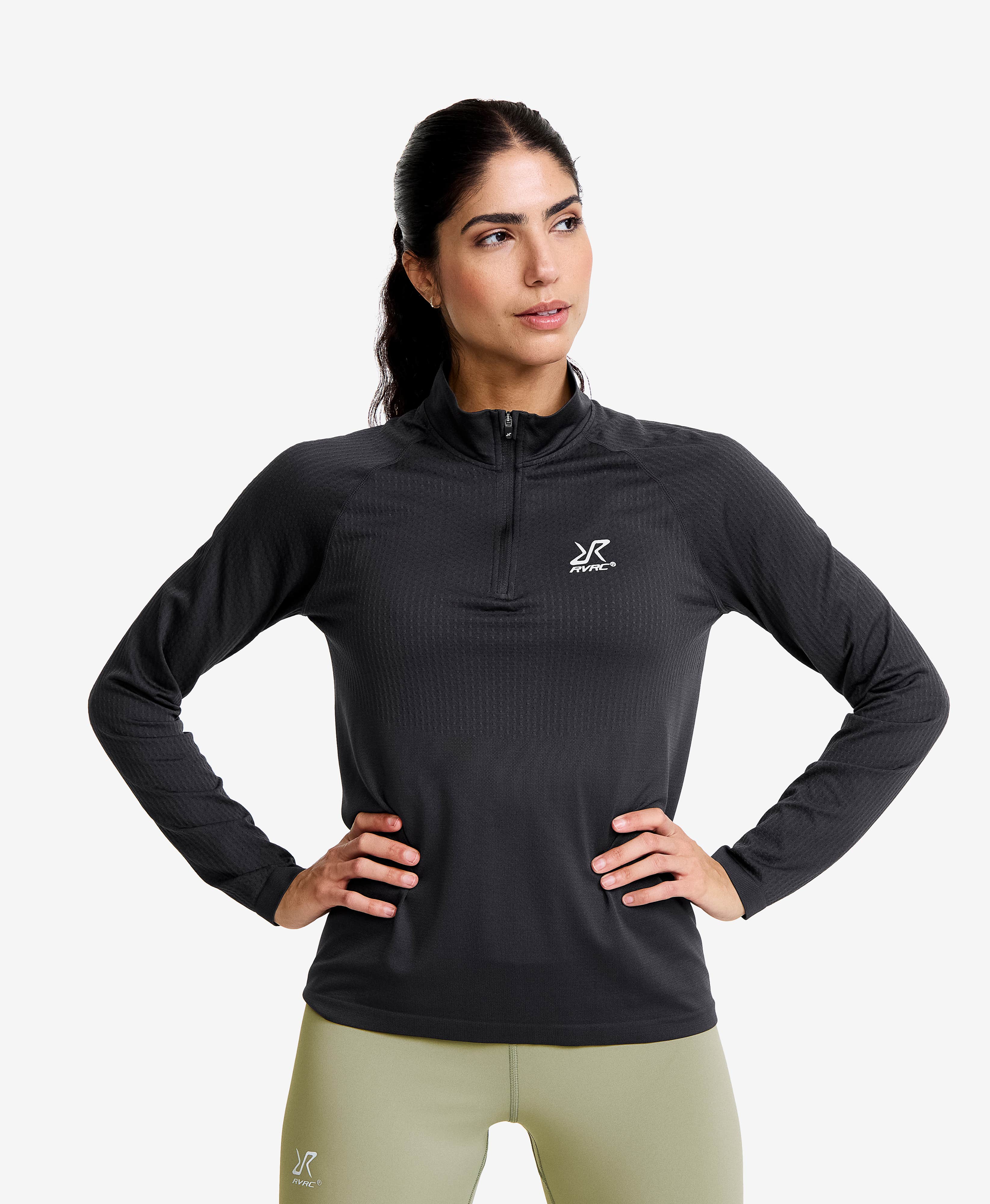 Focus Half-zip Seamless Top Women