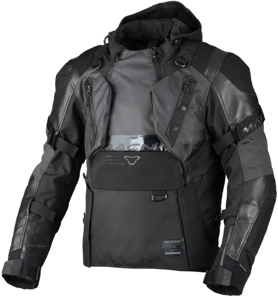Macna Tryton NightEye waterproof Motorcycle Leather/Textile Jacket