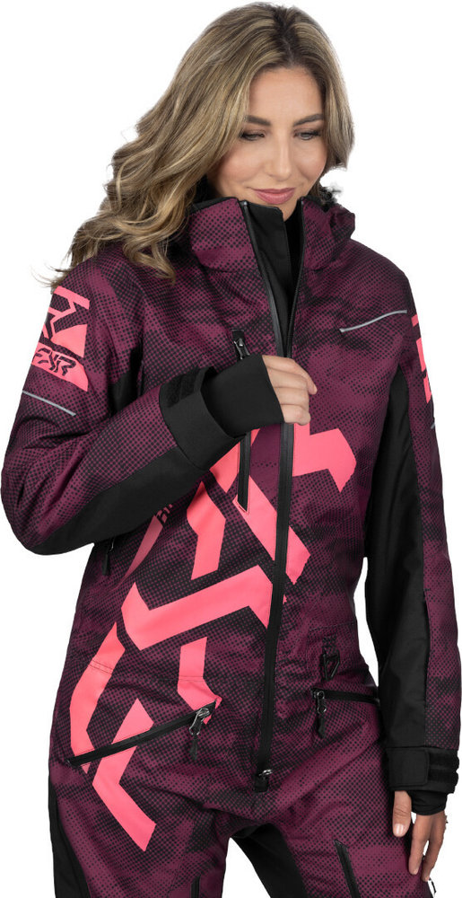 FXR CX F.A.S.T. Insulated Dot Ladies One Piece Snowmobile Suit