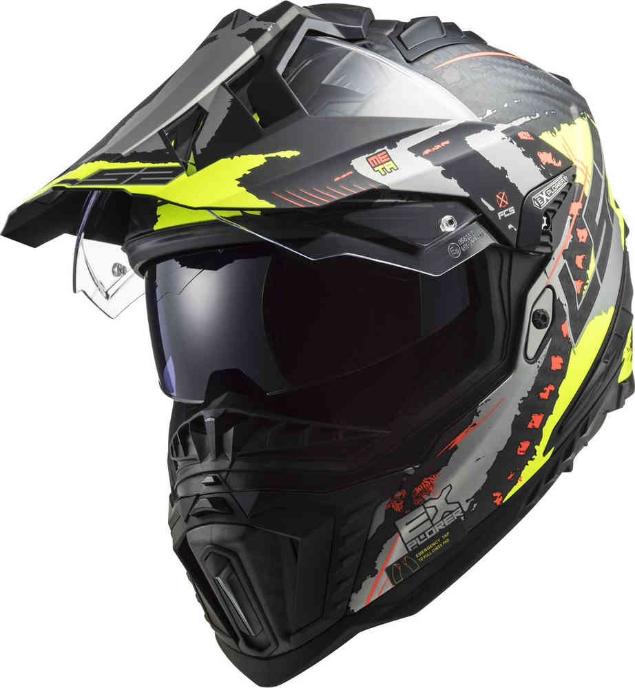 LS2 MX701 Explorer C Extend Carbon Motocross Helmet