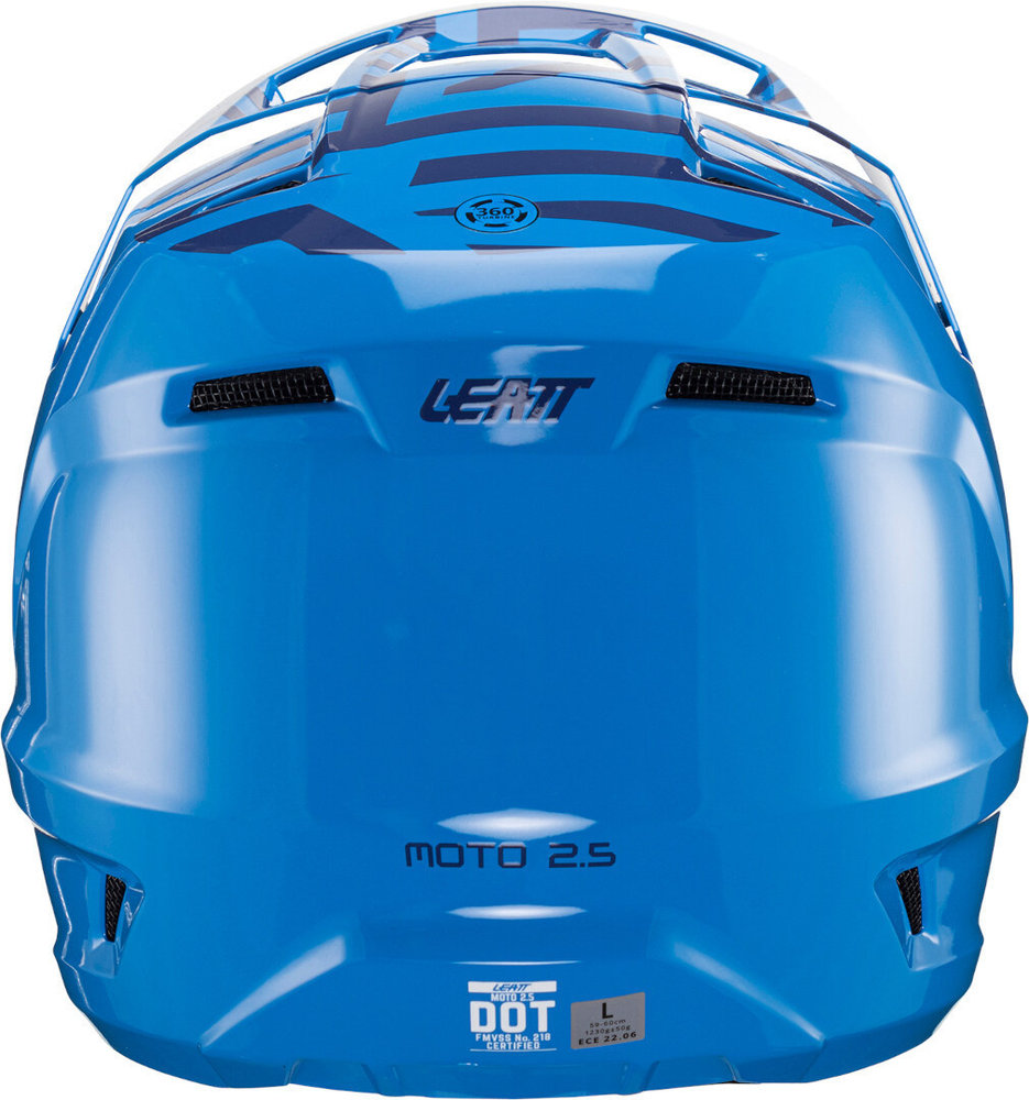 Leatt 2.5 V24 Cyan Motocross Helmet