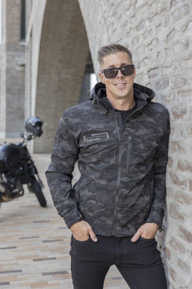 Lindstrands Frisen Camo Motorcycle Textile Jacket
