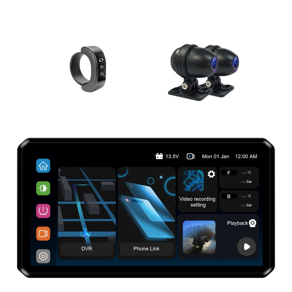 AlienRider M2S  Motorcycle Multimedia System + Cameras