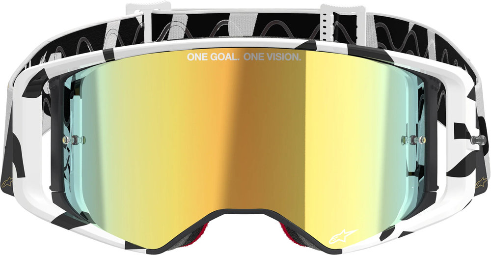 Alpinestars Supertech Corp Absolute Vision Gold Motocross Goggles