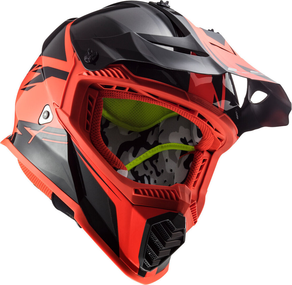 LS2 MX437 Fast Evo Roar Motocross Helmet