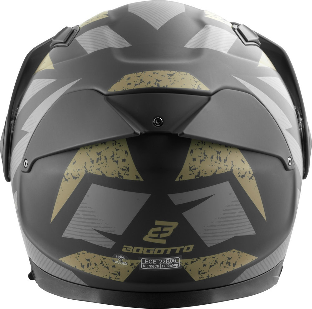 Bogotto FG-102 Safari Fiberglass Enduro Helmet