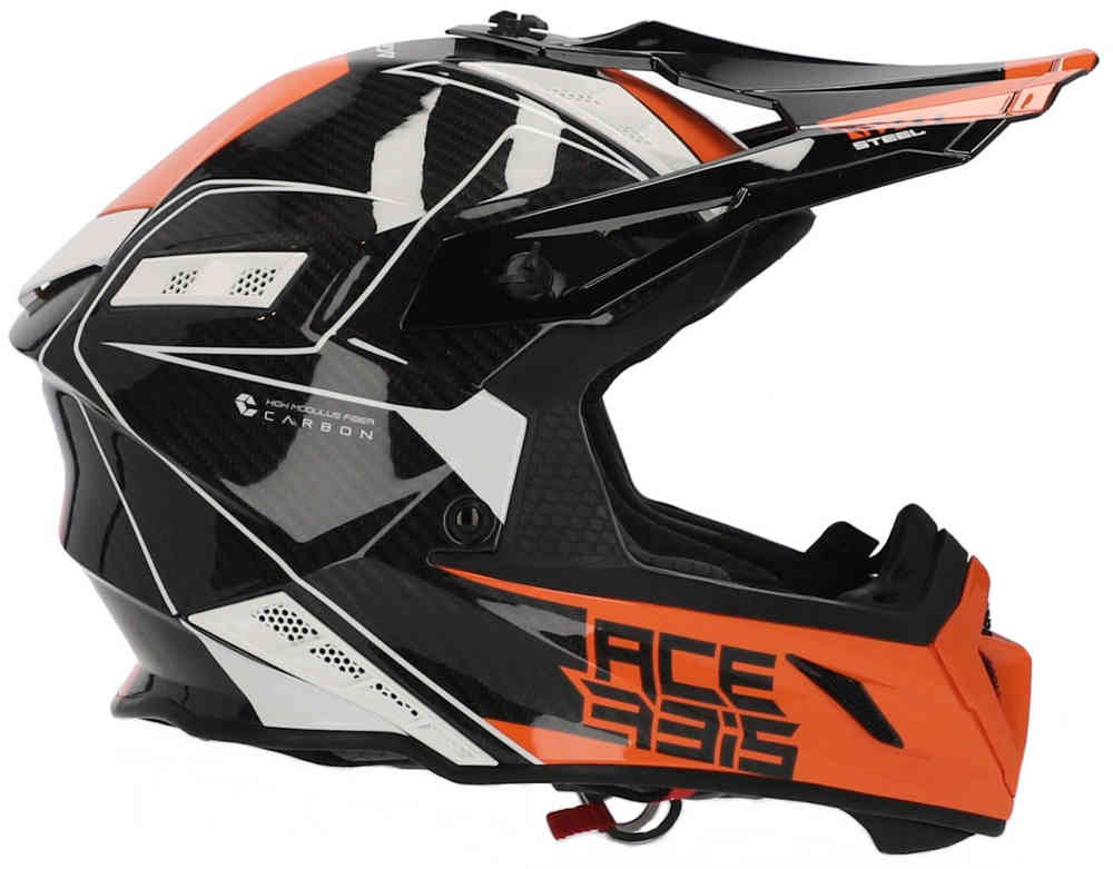 Acerbis Steel Carbon Grafics Motocross Helmet
