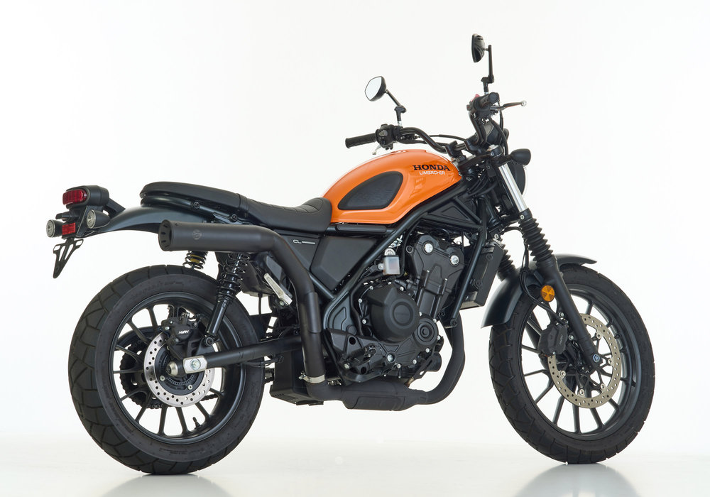 FALCON Double Groove slip on exhaust coated stainless steel matt black