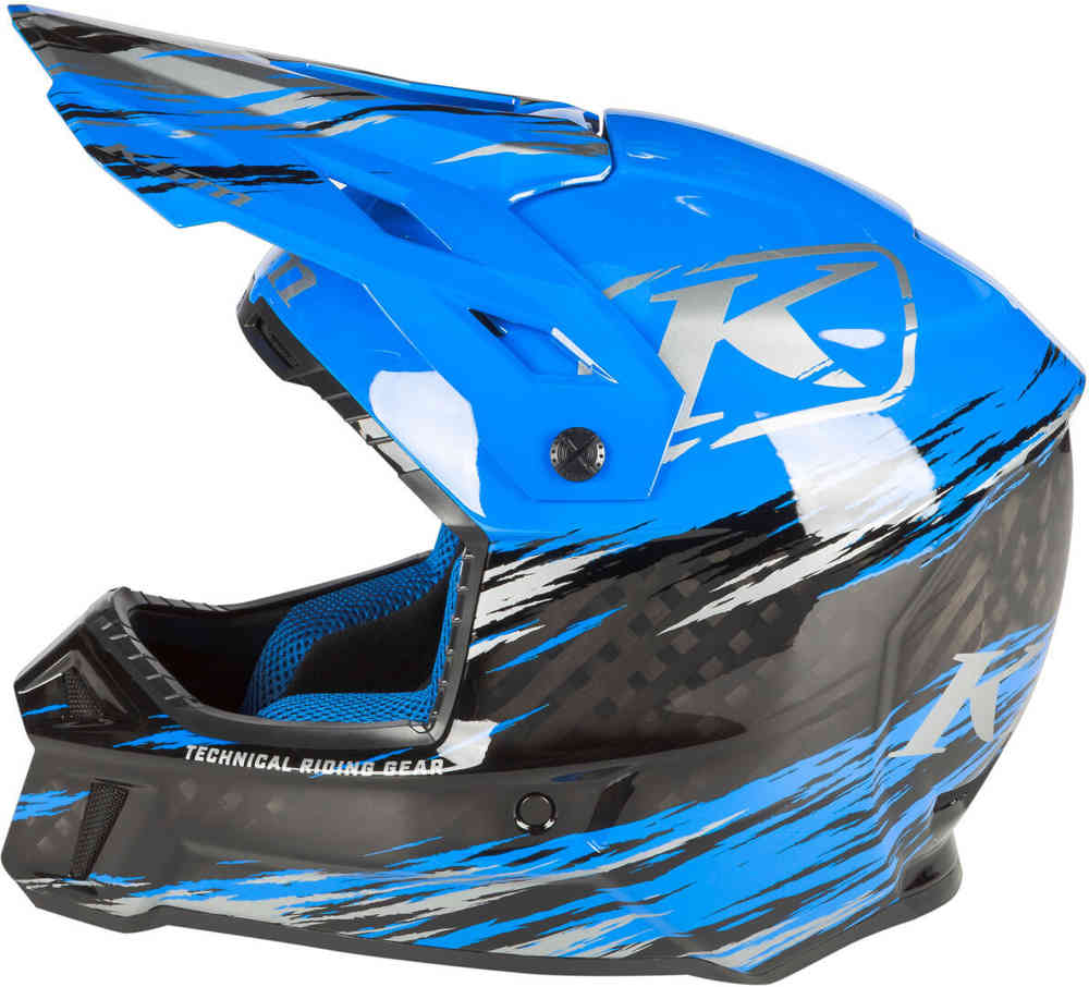 Klim F3 Carbon Pro Thrashed Snowmobile Helmet