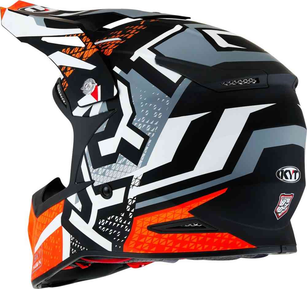 KYT Skyhawk Hyperflow Motocross Helmet