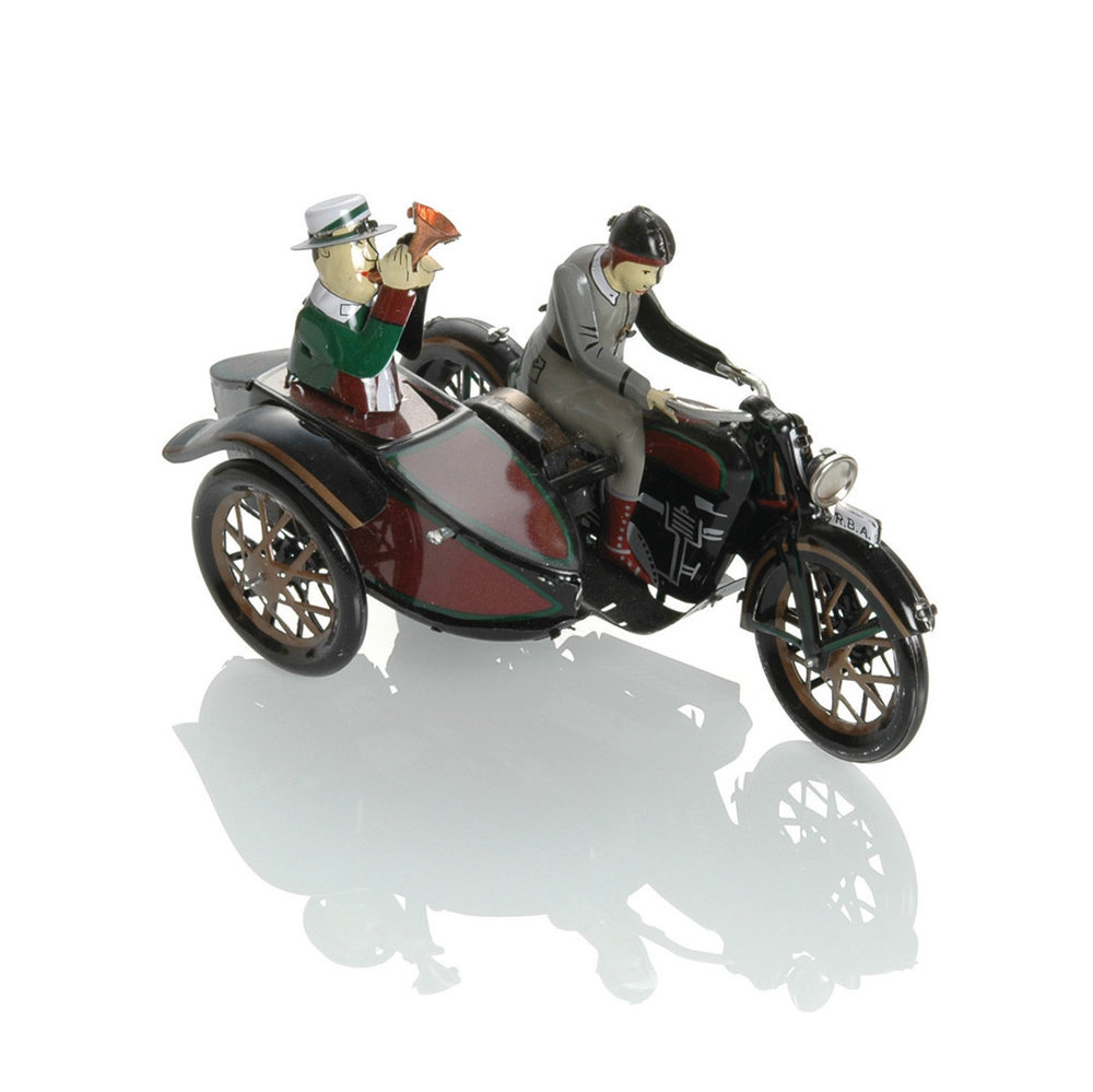 Booster Tin Side Car 2 Motorcycle with Sidecar