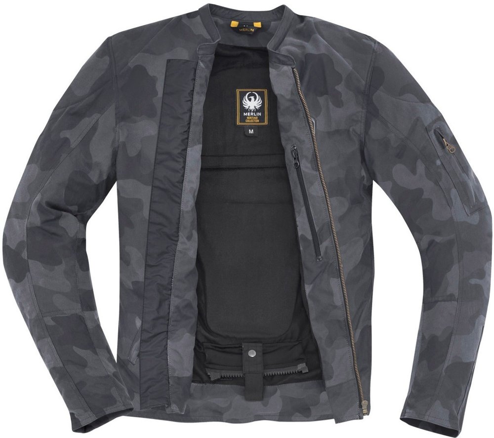 Merlin Covert Camo Motorcycle Waxed Jacket