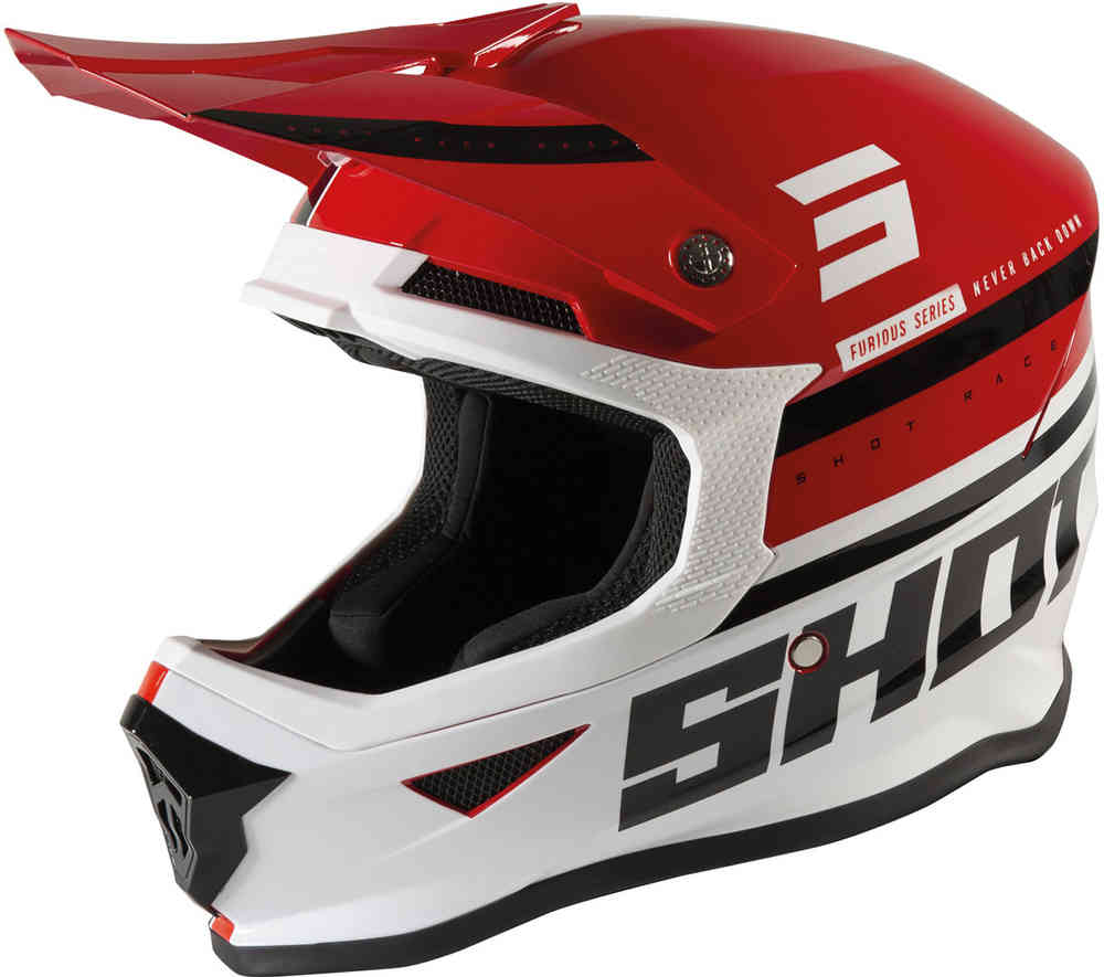 Shot Furious Shining Motocross Helmet